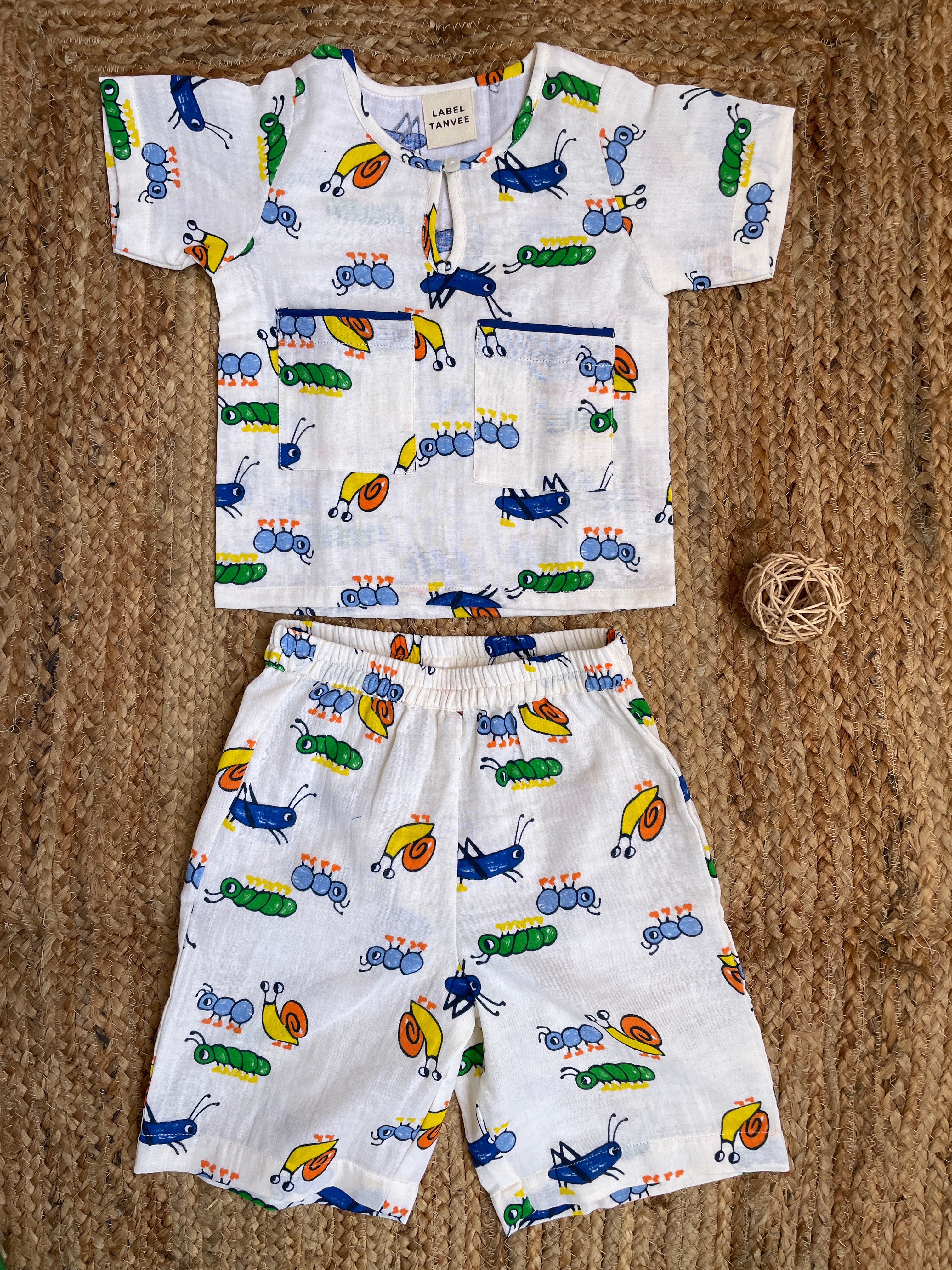 Snail Kids Coord Cotton Set image 2