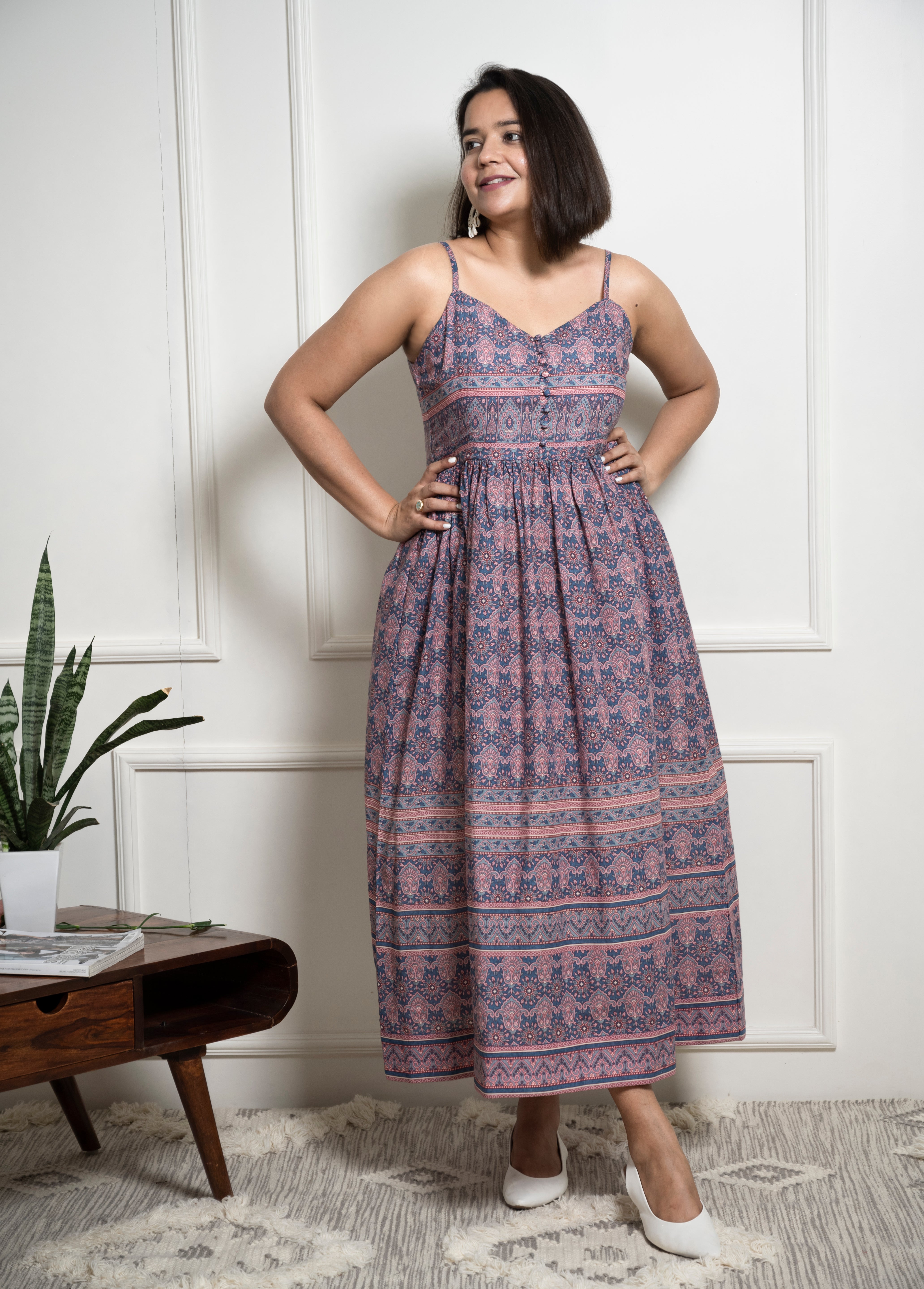 Printed Maxi Dress image 0