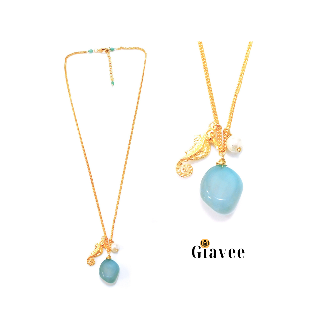 Sea Horse Charm Necklace image 1