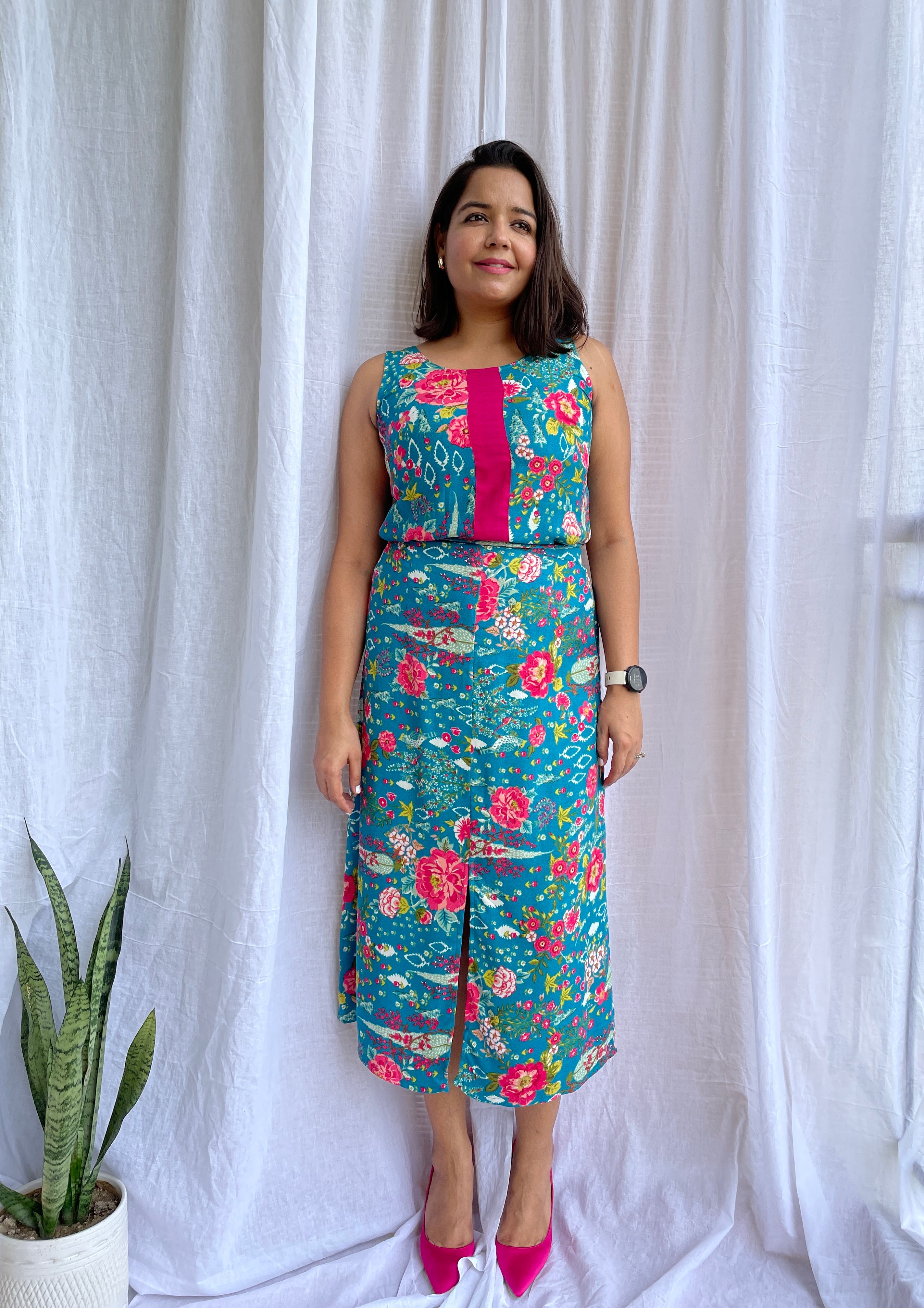 Green Floral Co-ord Set image 0