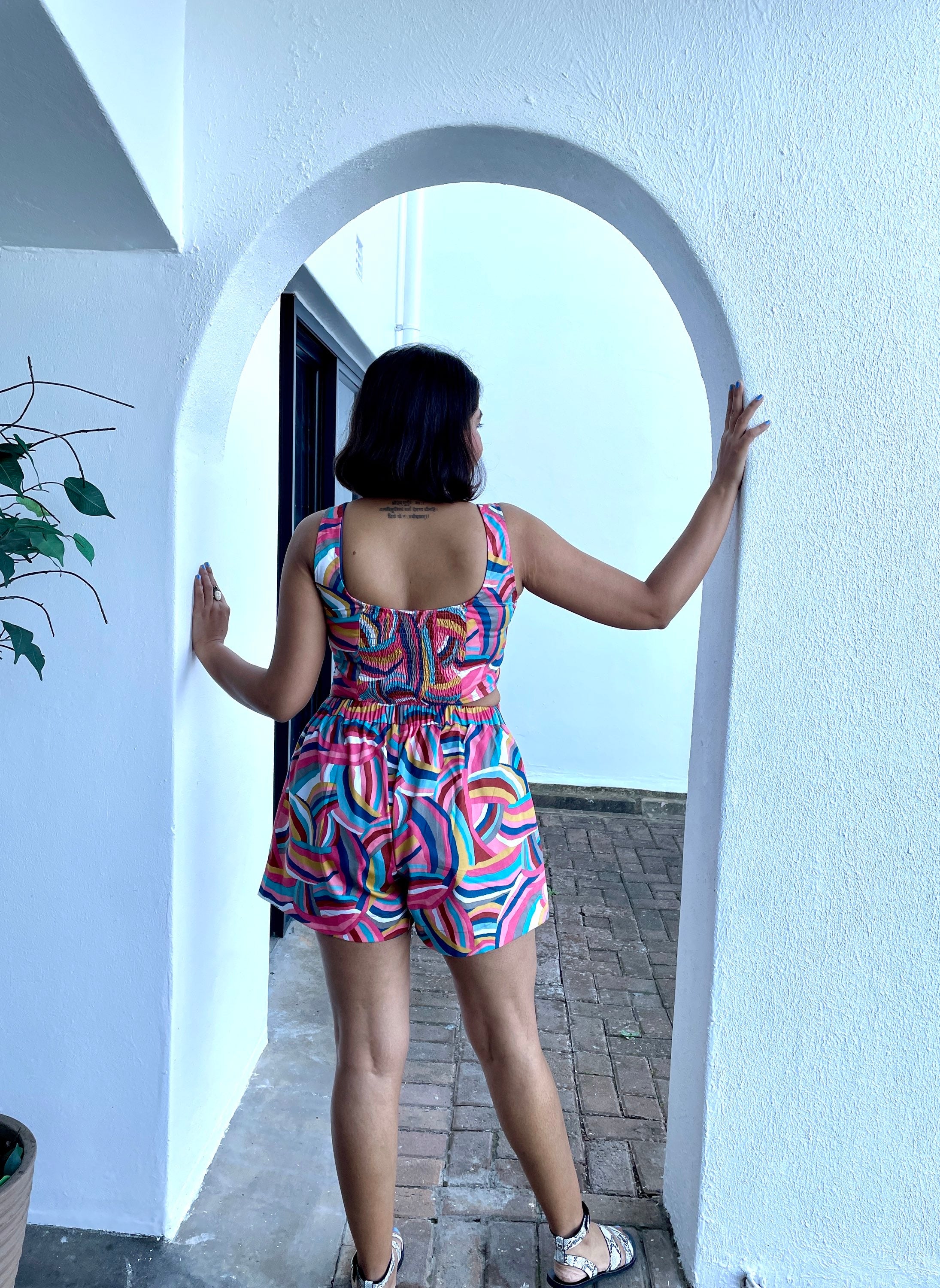 Rainbow Cotton Coord Set of 2 image 1