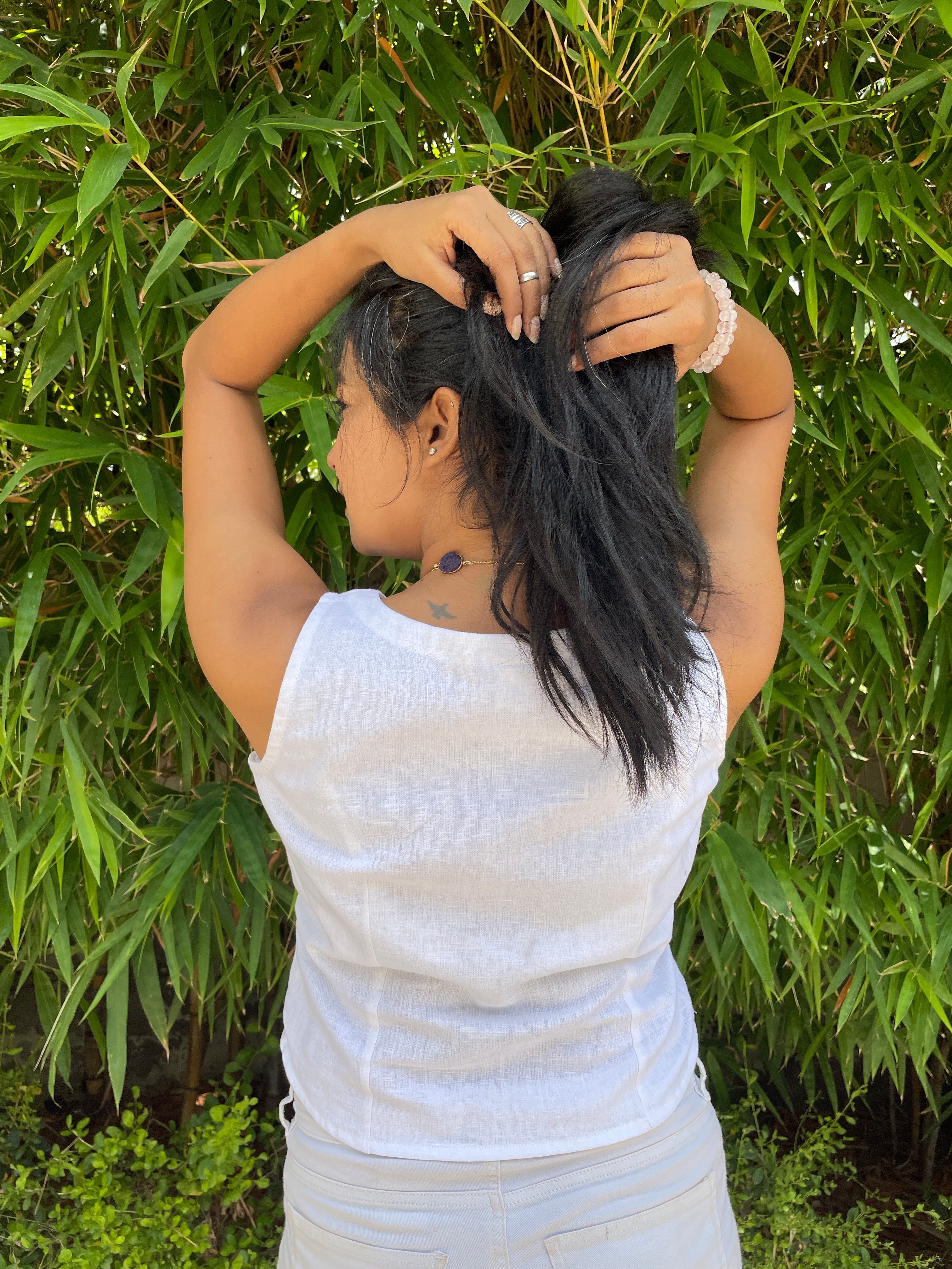 White Cotton Top image 4