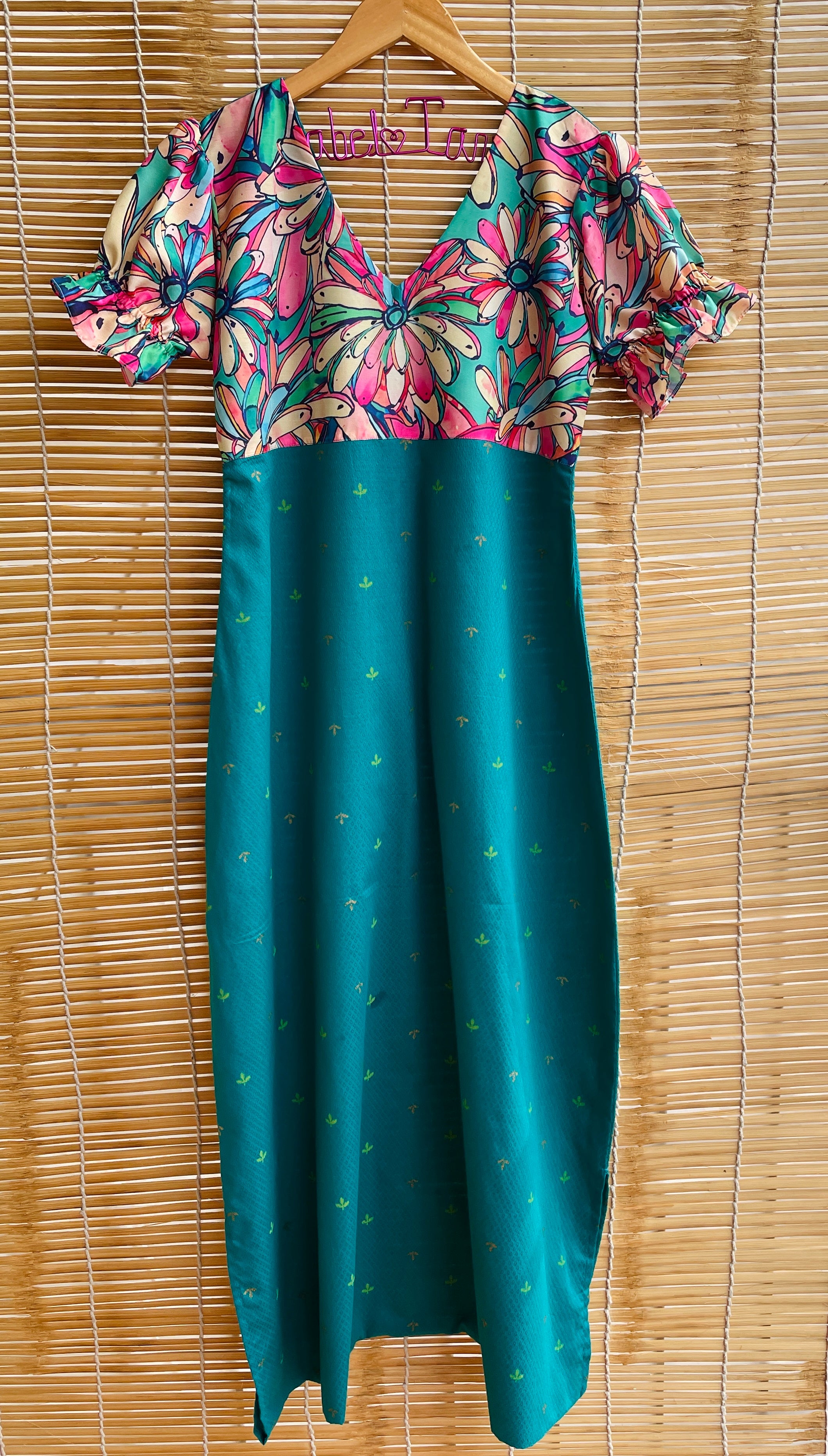 Green Dhoti Jumpsuit image 2