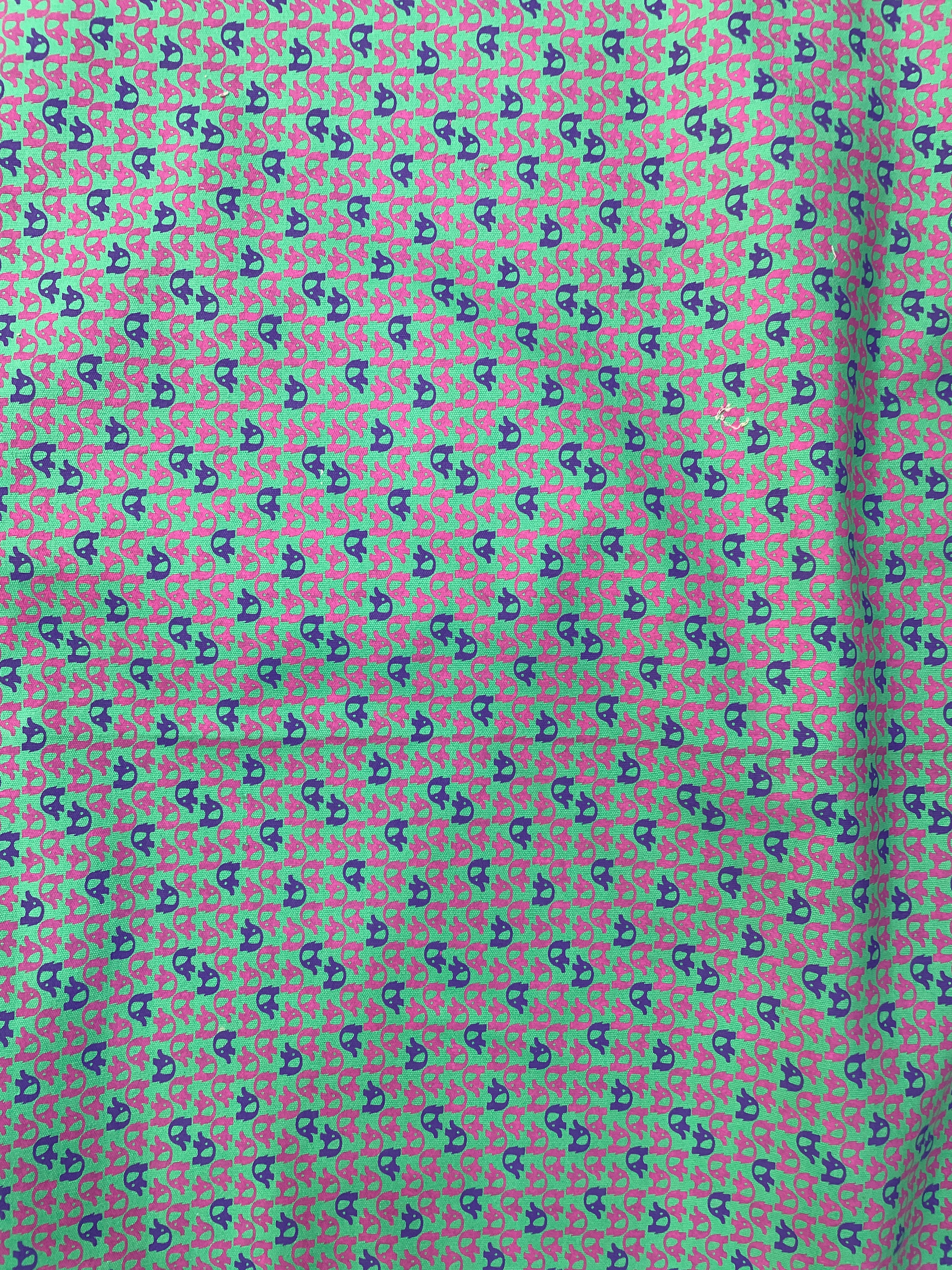 Green Quirky Print Midi Skirt image 5