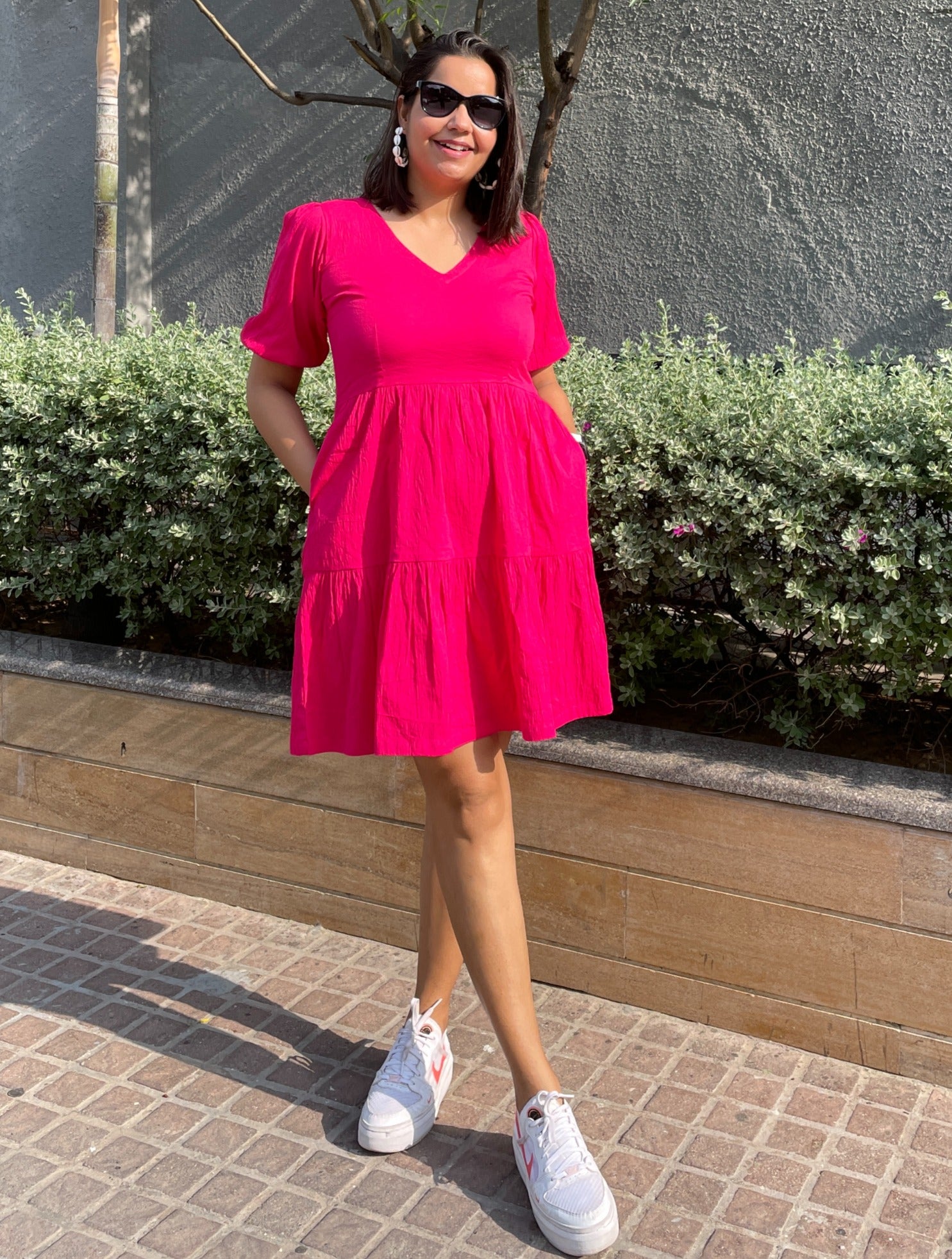 Magenta Short Dress image 1