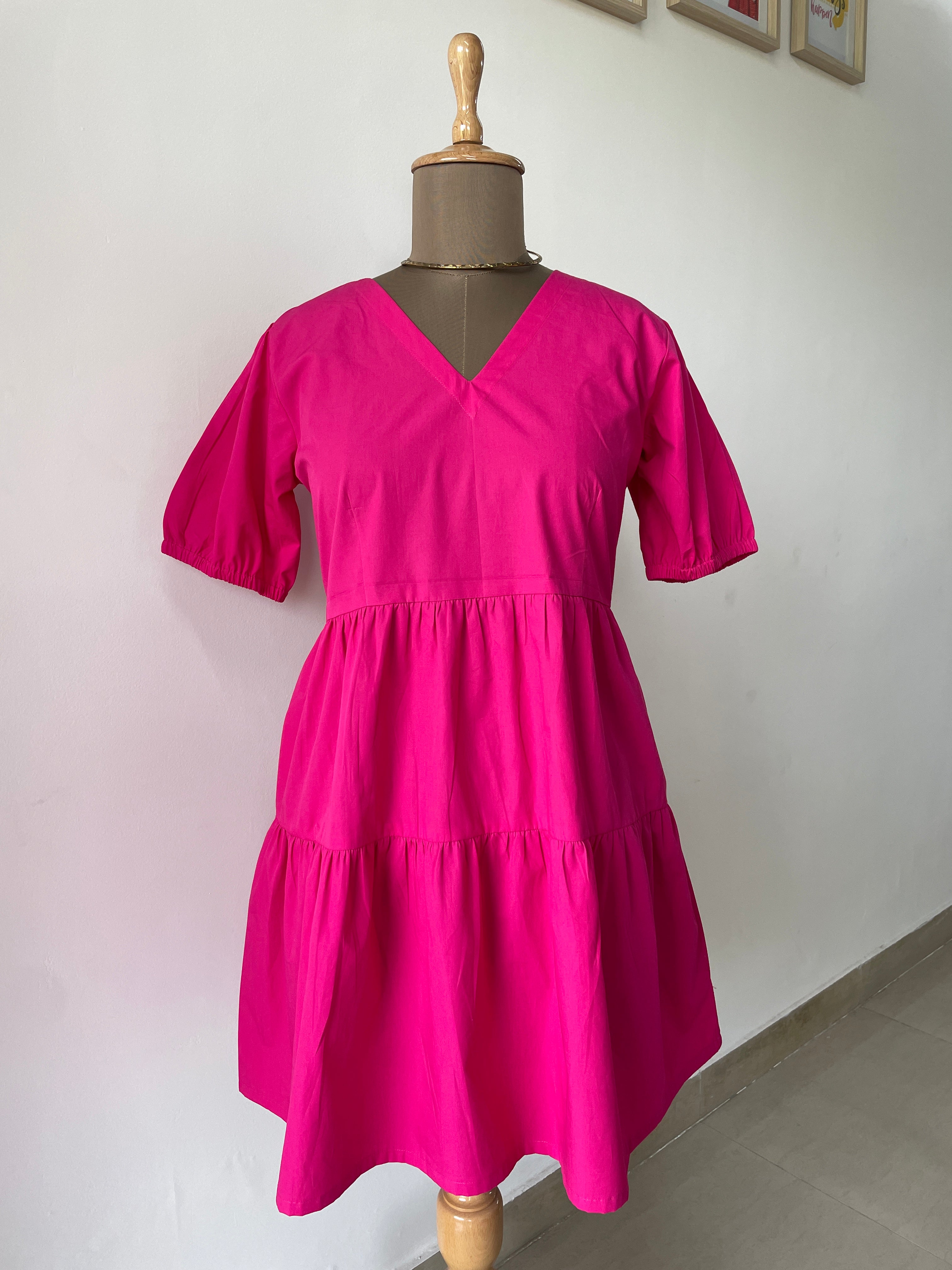 Magenta Short Dress image 2