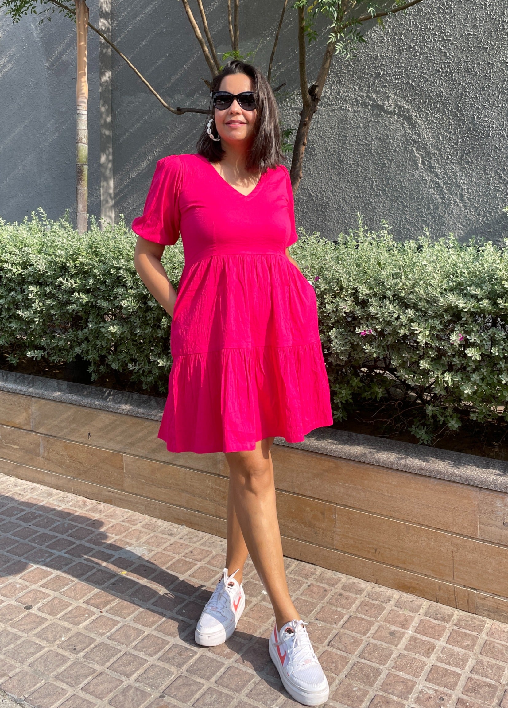 Magenta Short Dress image 0