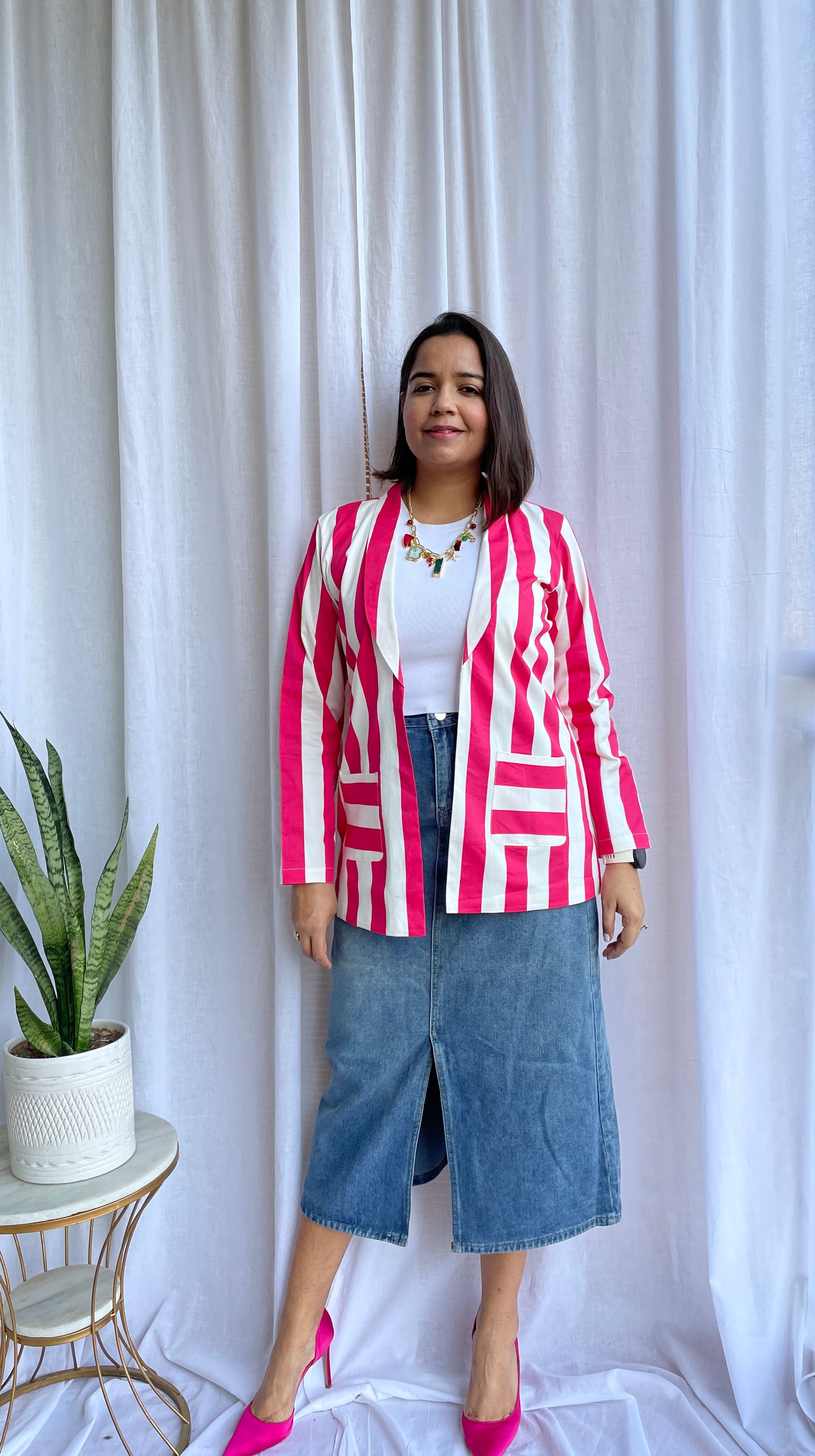 Pink Stripe Jacket image 5