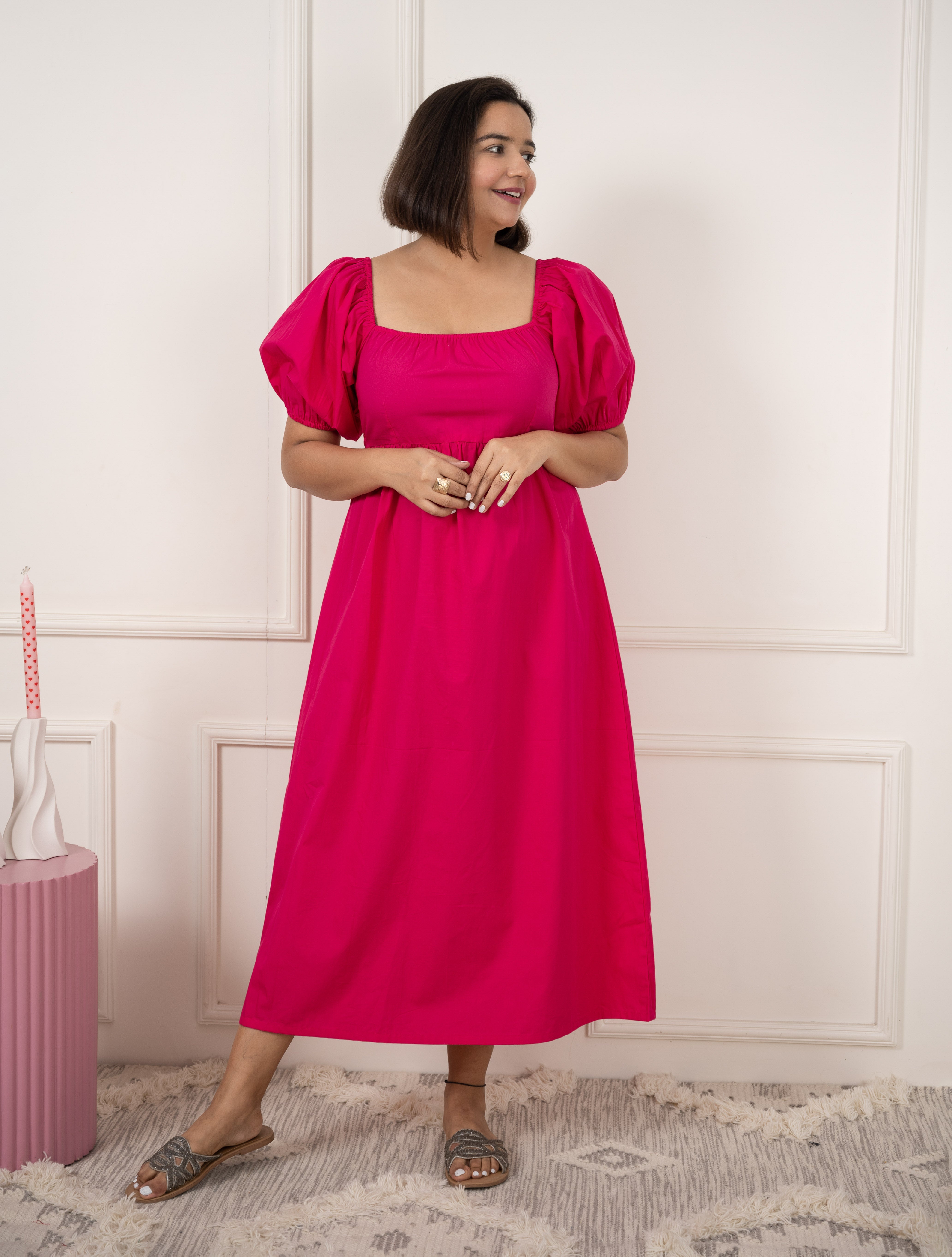 Pink Smocked Dress image 0