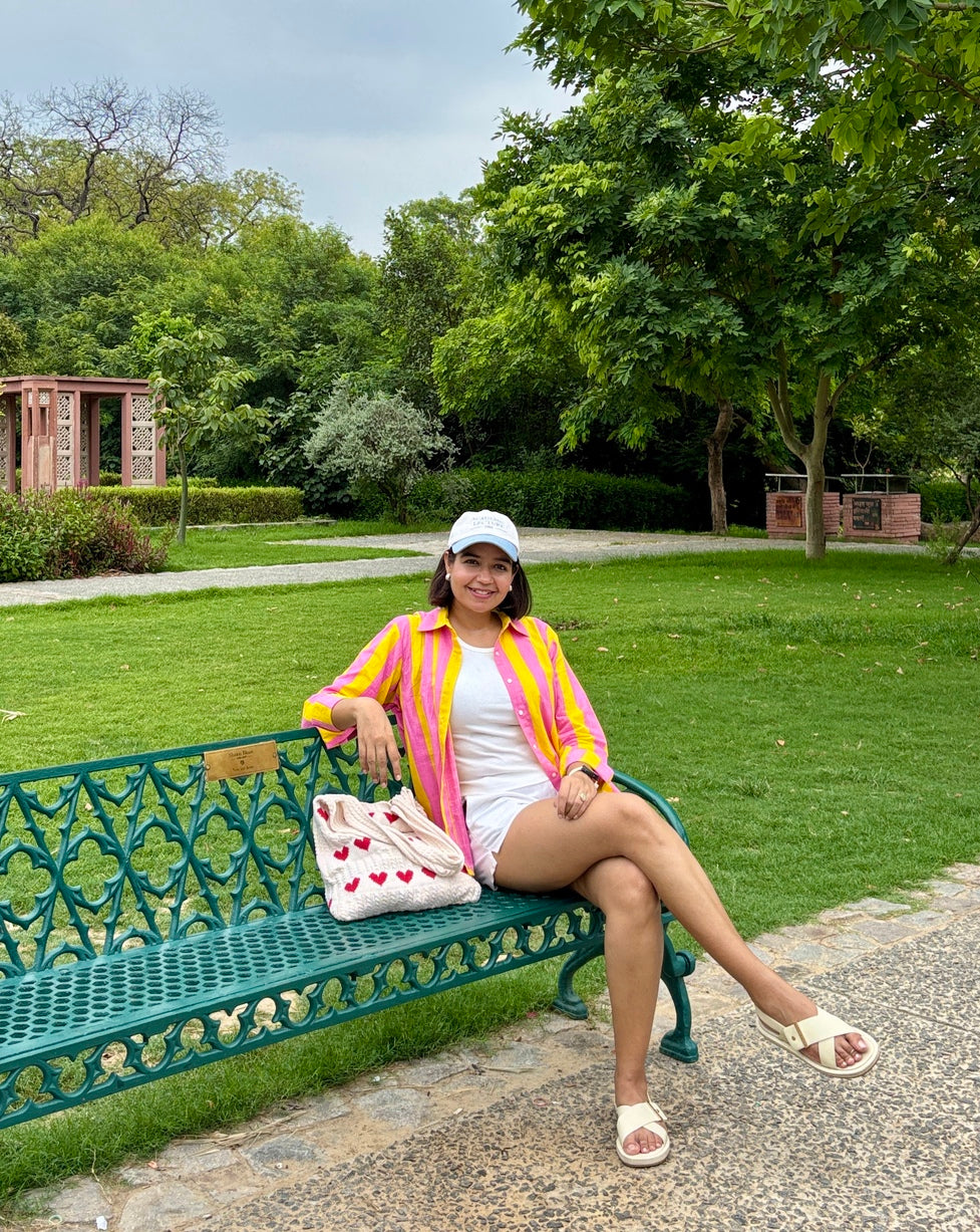 Sunbeam Yellow Stripe Cotton-Linen Shirt image 6