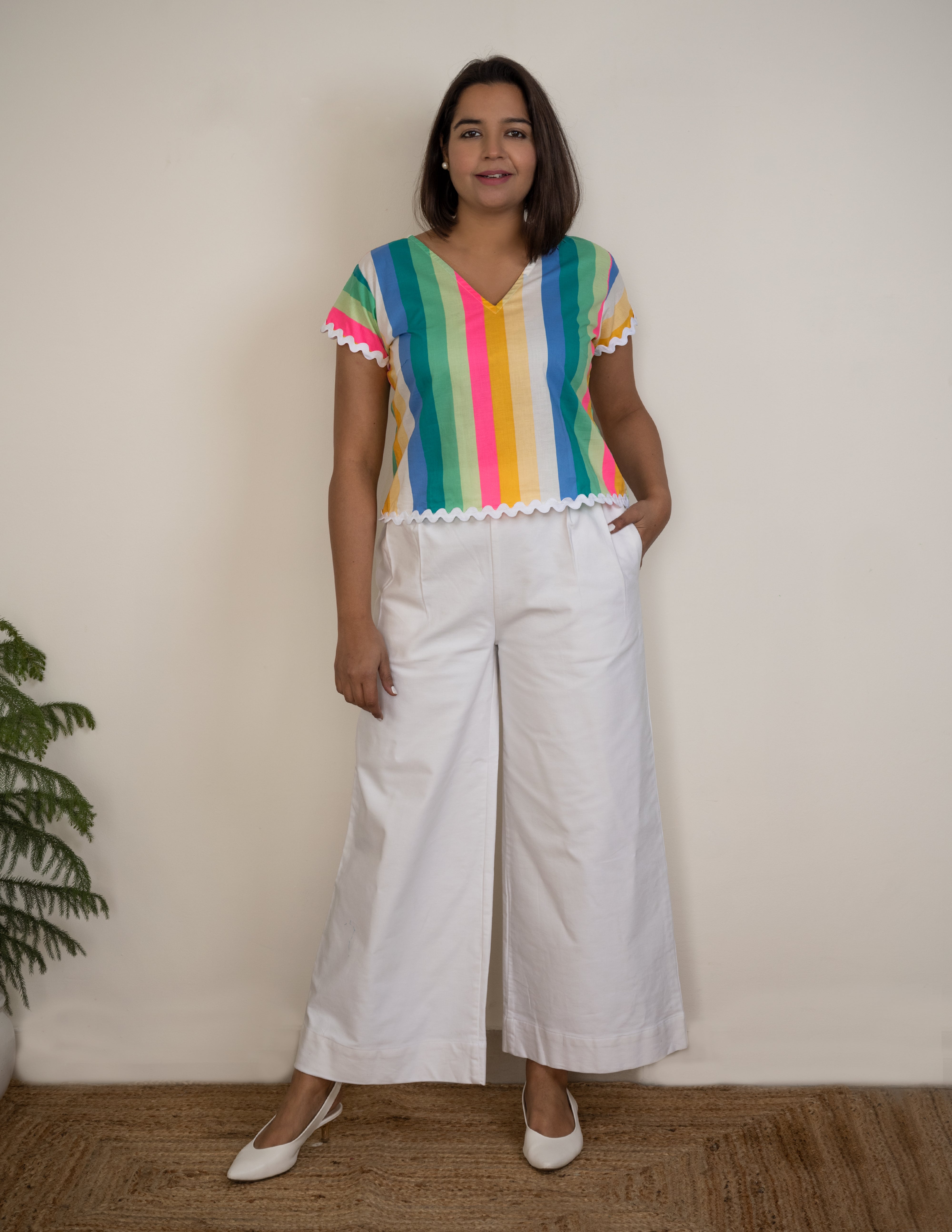 Rainbow Lace Top image 4