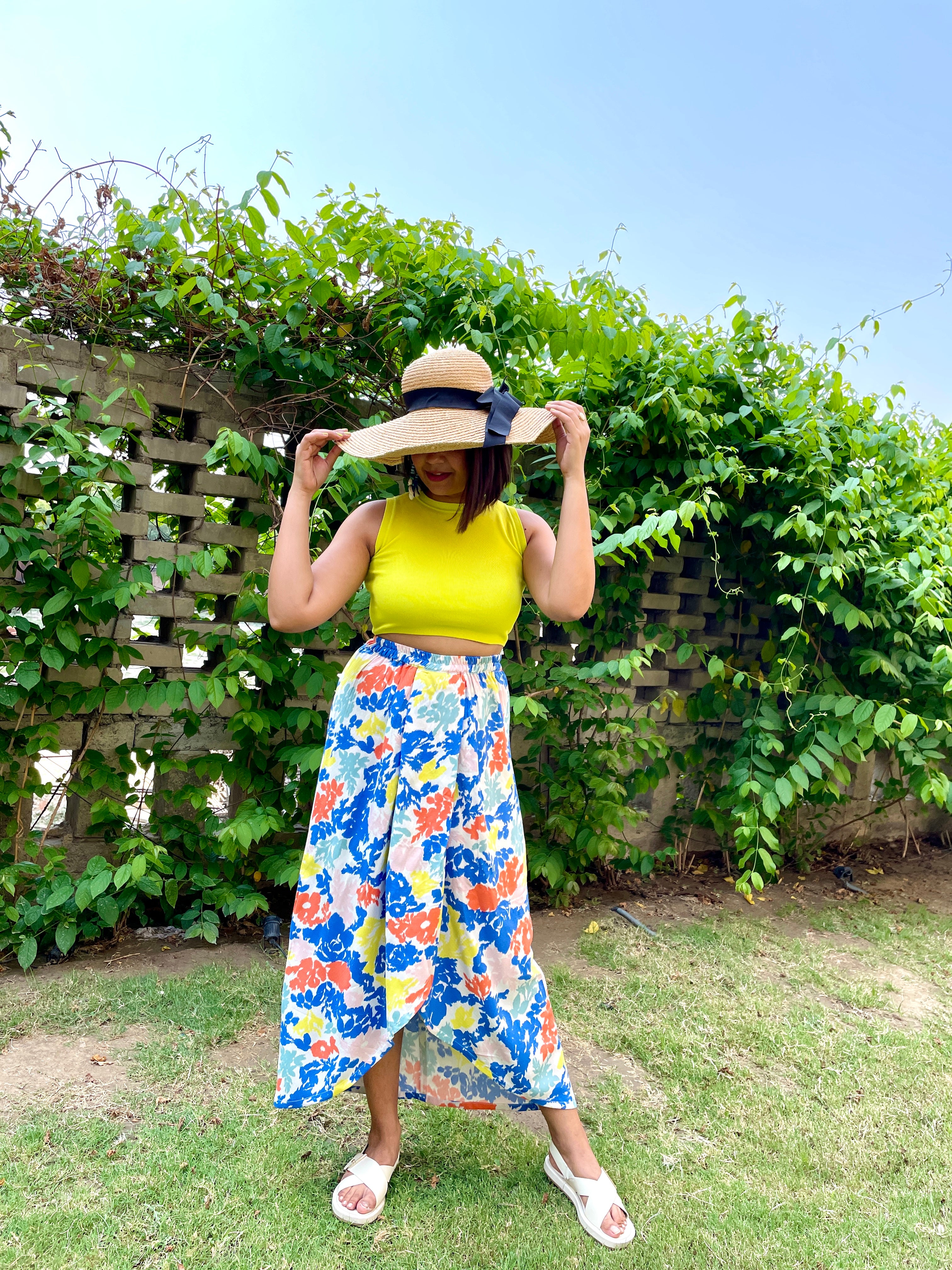 Multicolor Dhoti Skirt image 1