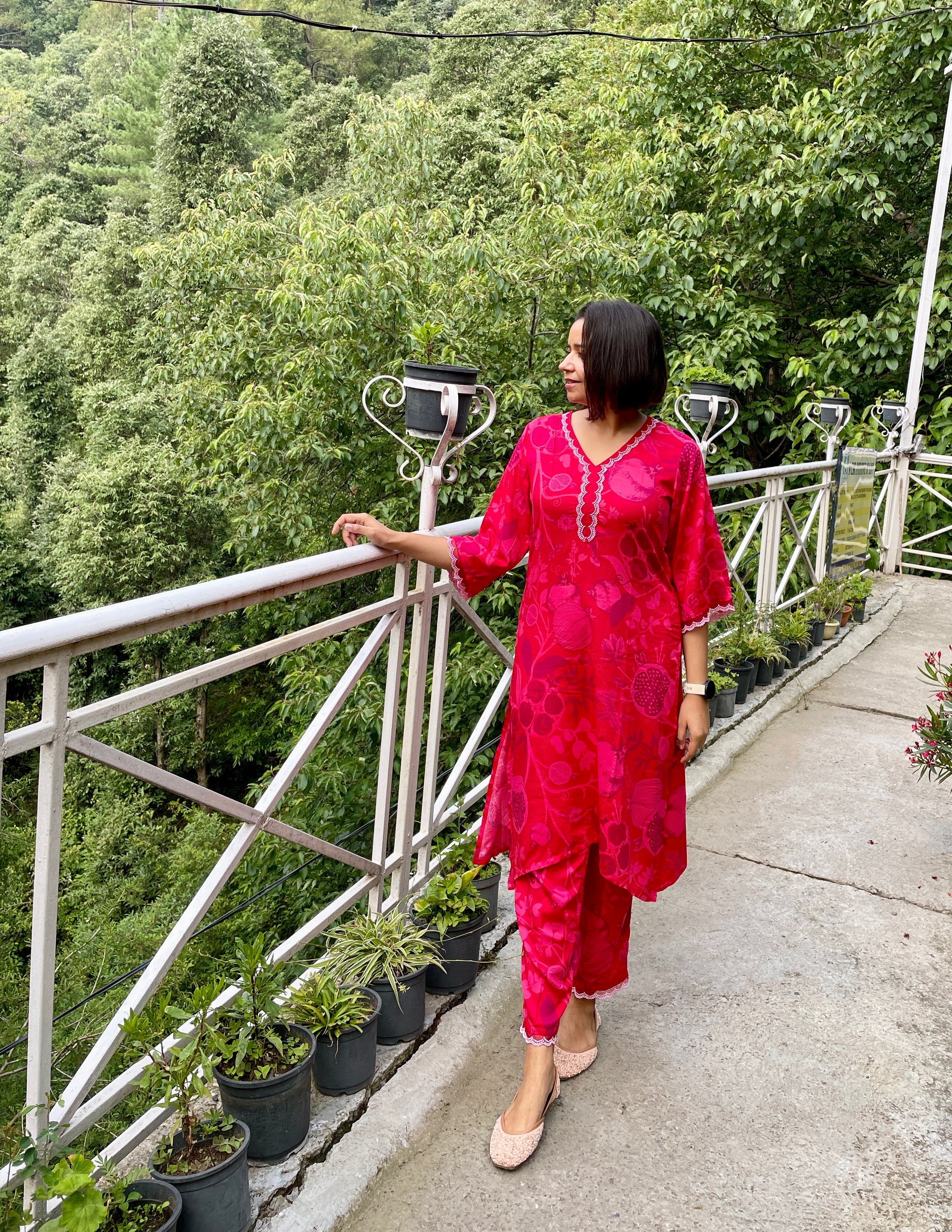 Pomegranate Kurta Set image 0