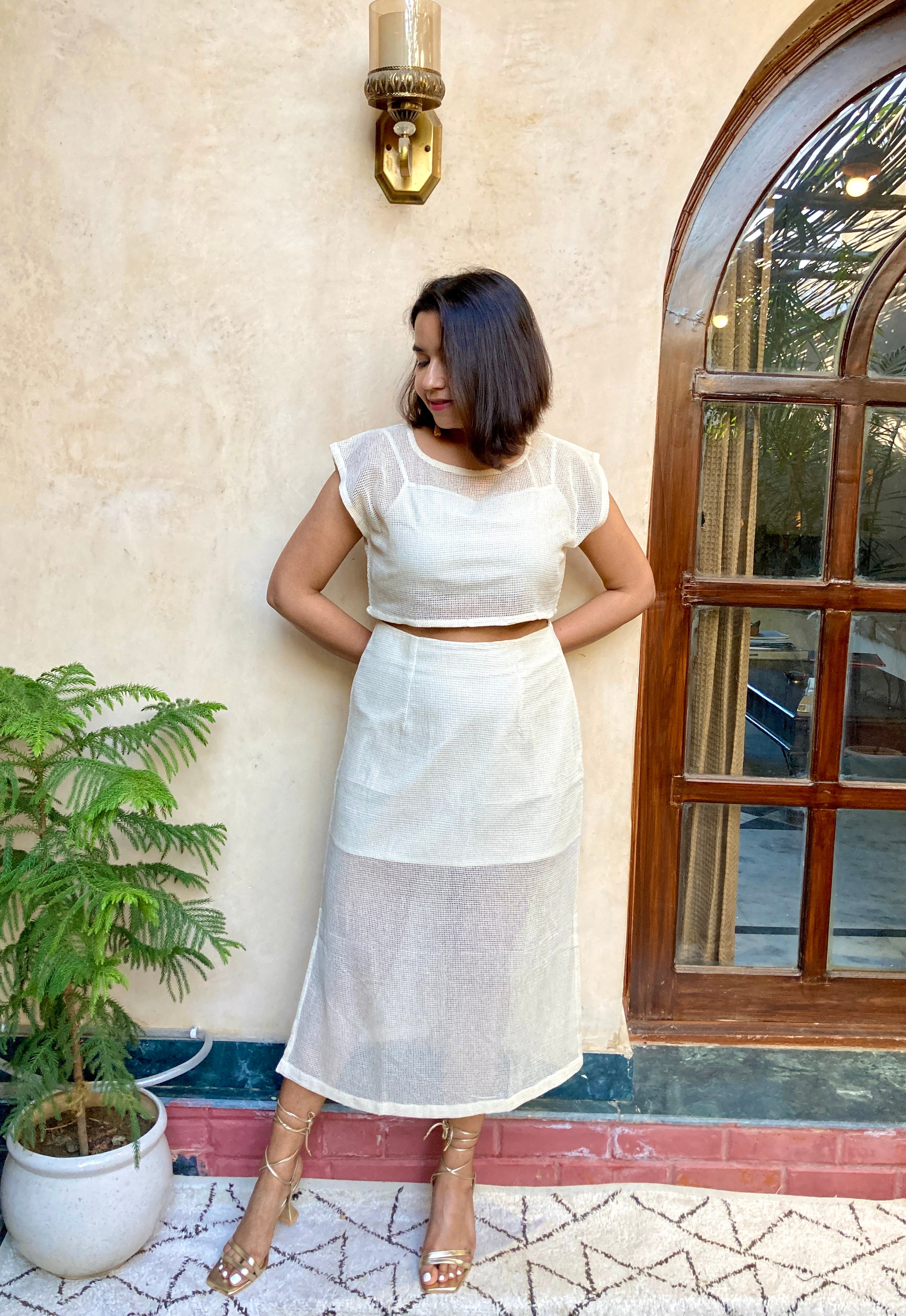 Organic Cotton Mesh Coord Set image 0