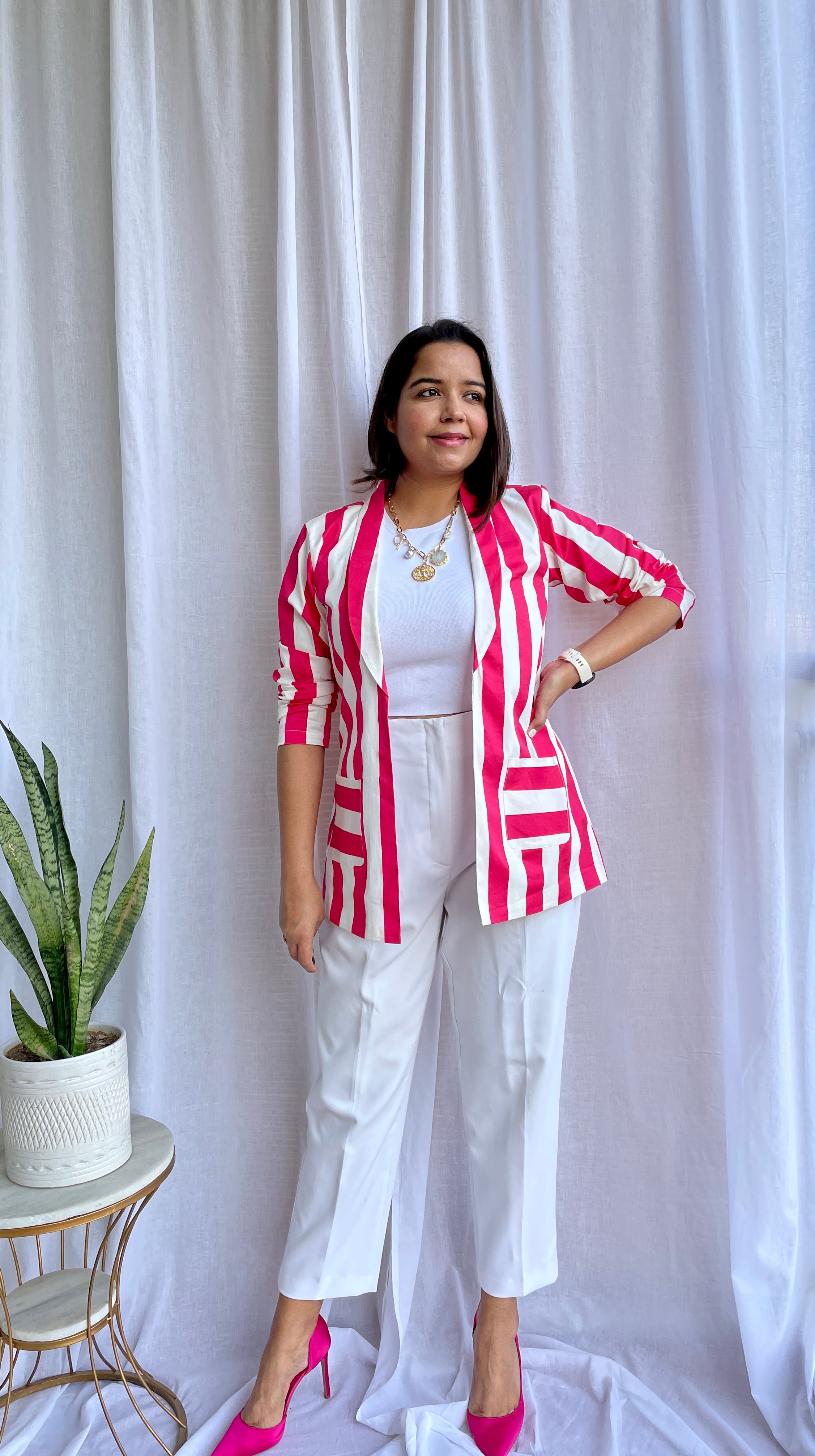 Pink Stripe Jacket image 1