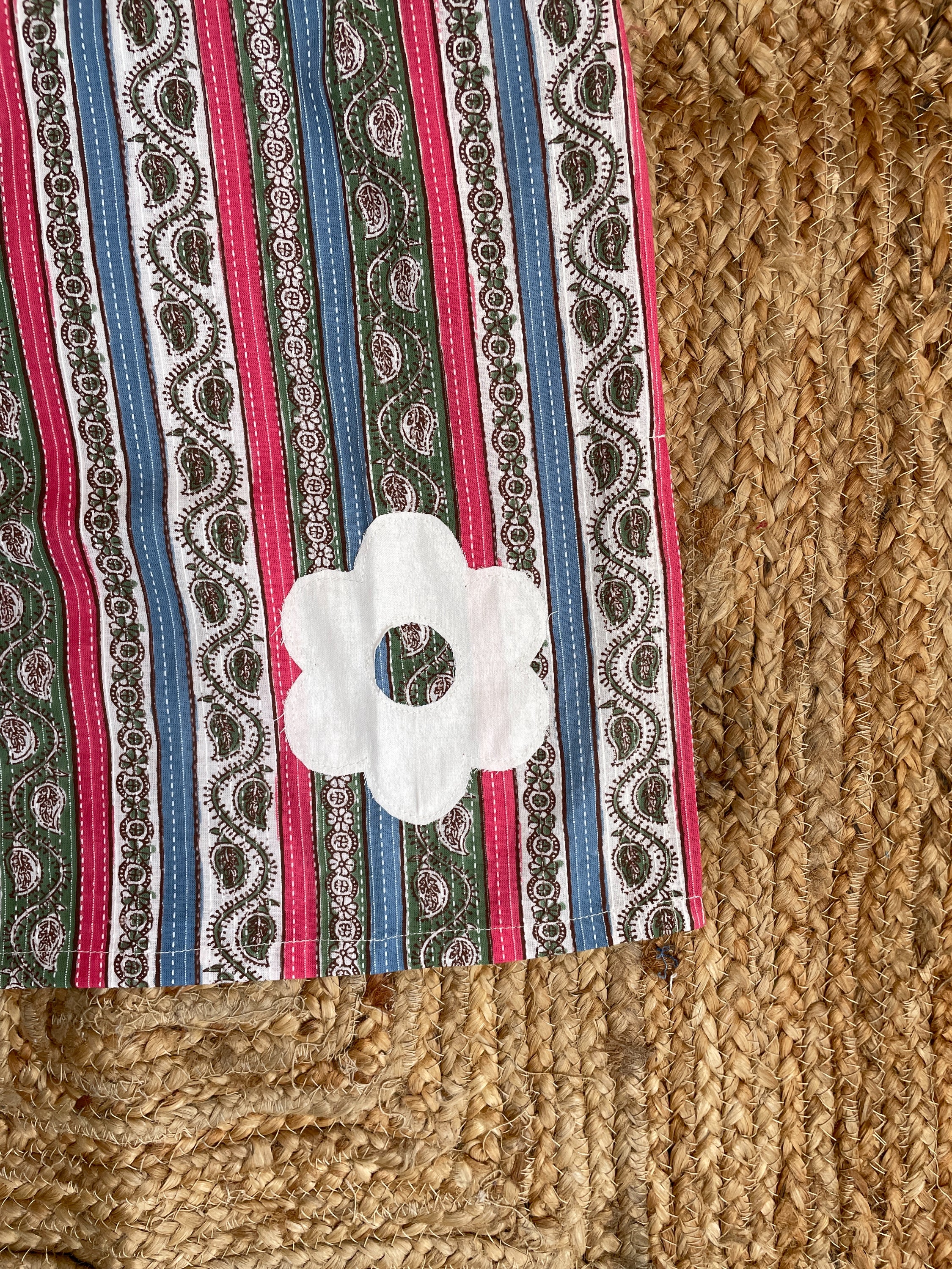 Girl Stripe Kaftan Dress image 1