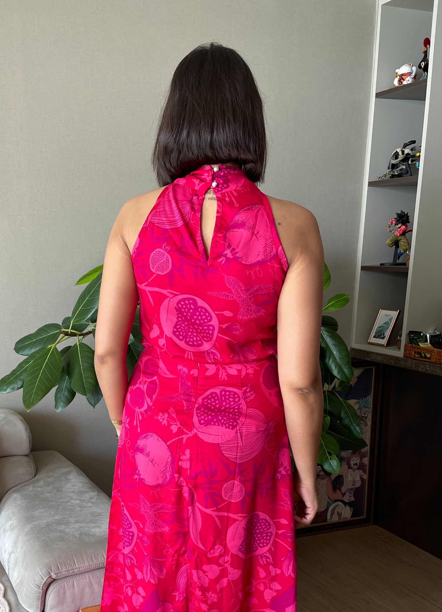 Pomegranate Halter Top image 2