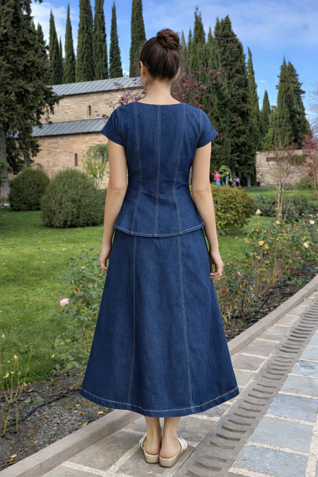 Blue Denim Co-ord Set