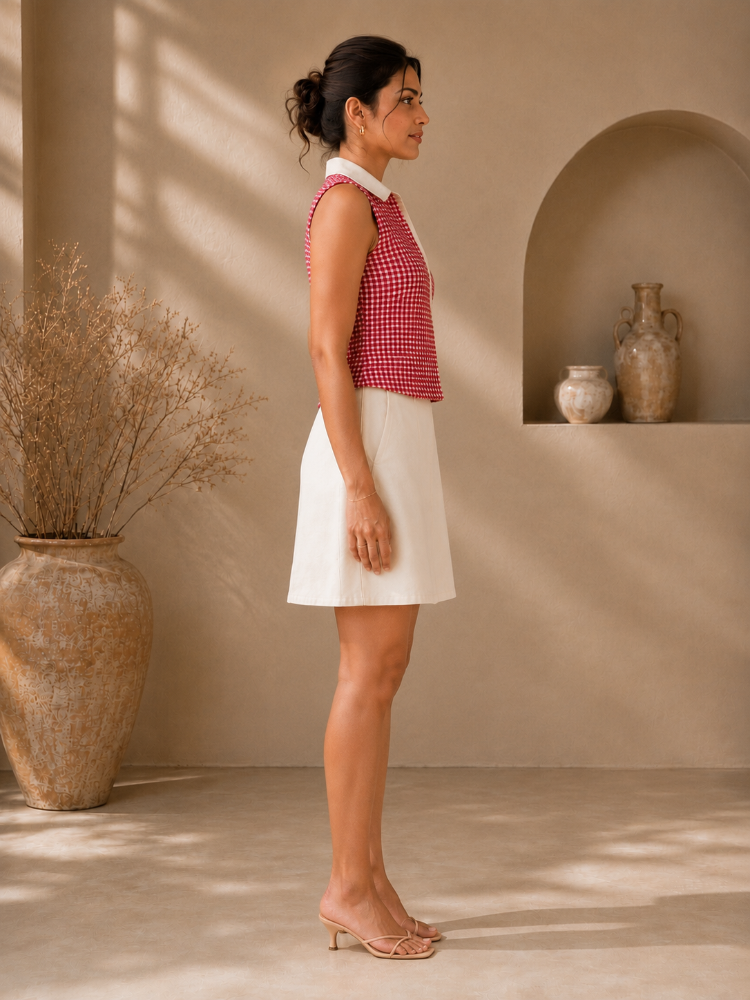 Heart Appliqué High Rise Skorts