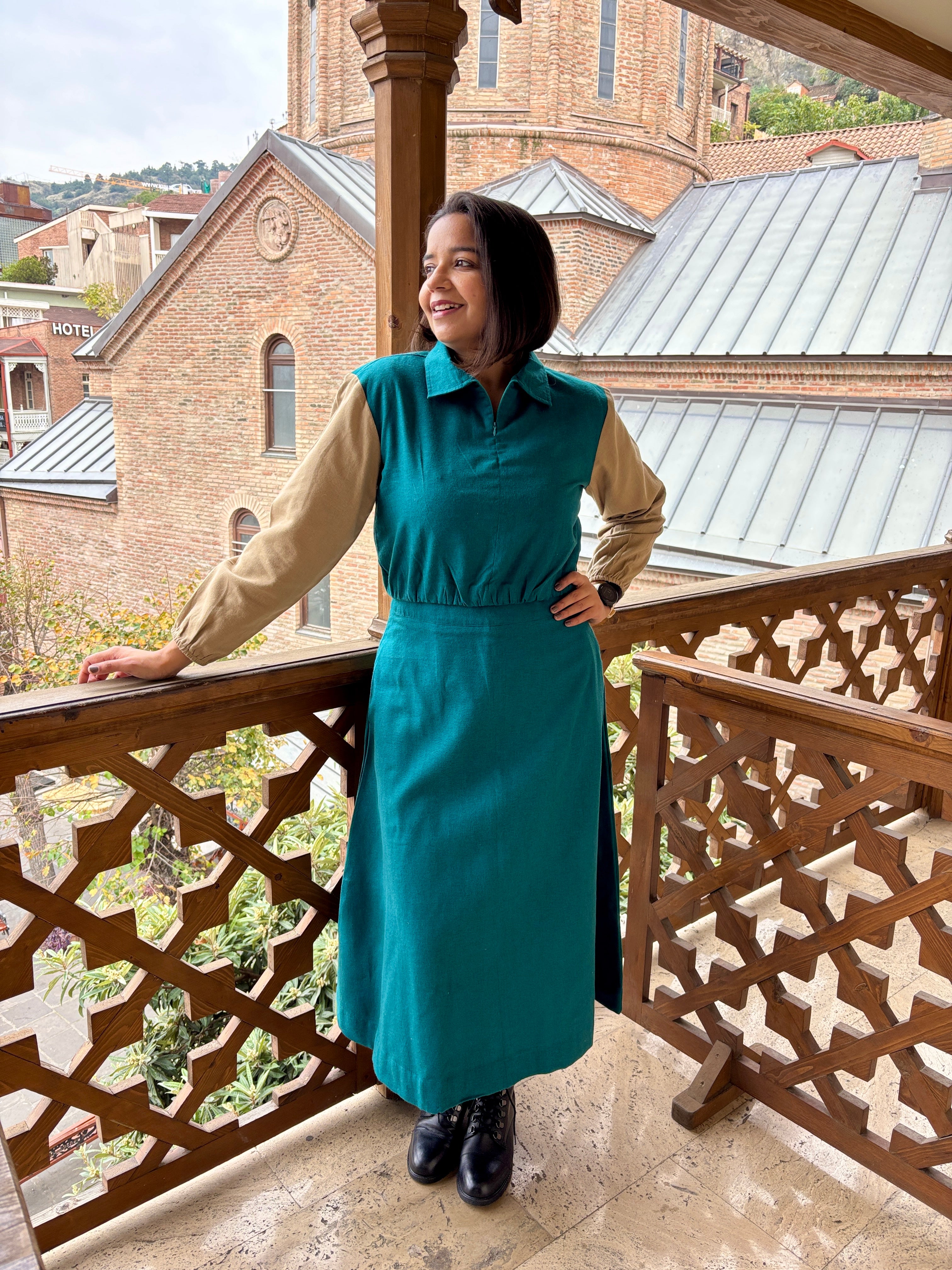 Teal Winter Flannel Coord Set