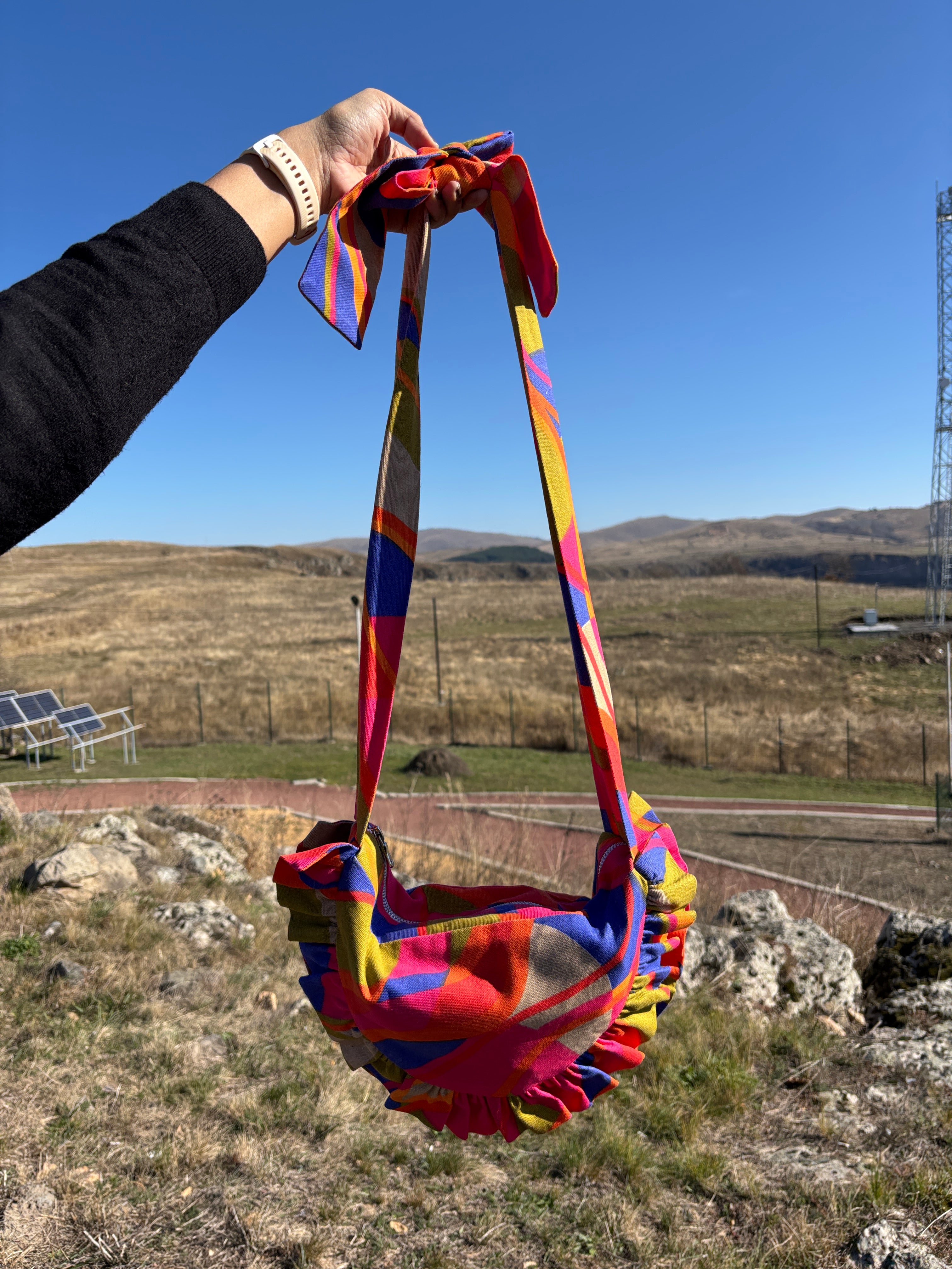 Multicolor Abstract Bag