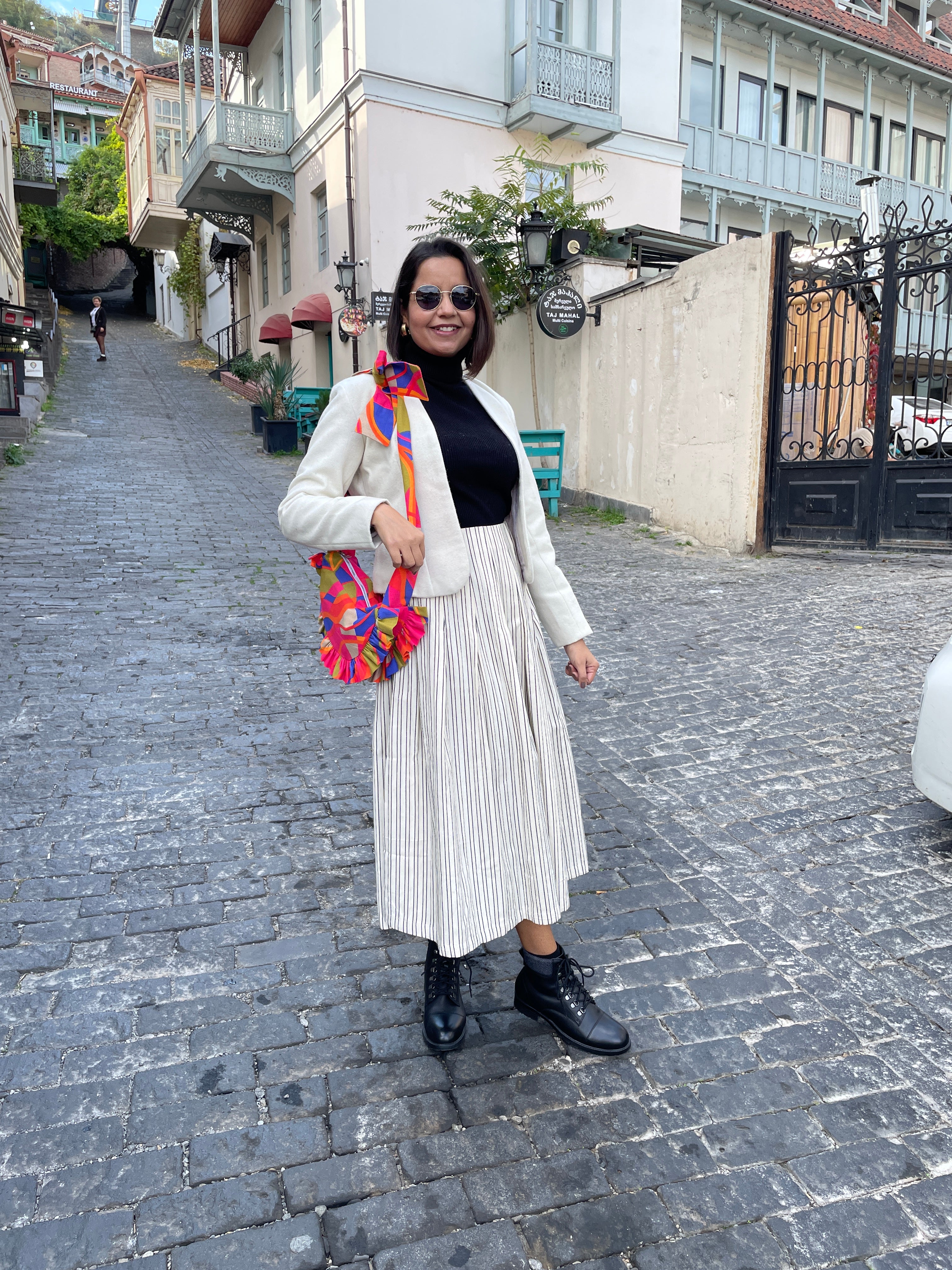 Multicolor Abstract Bag