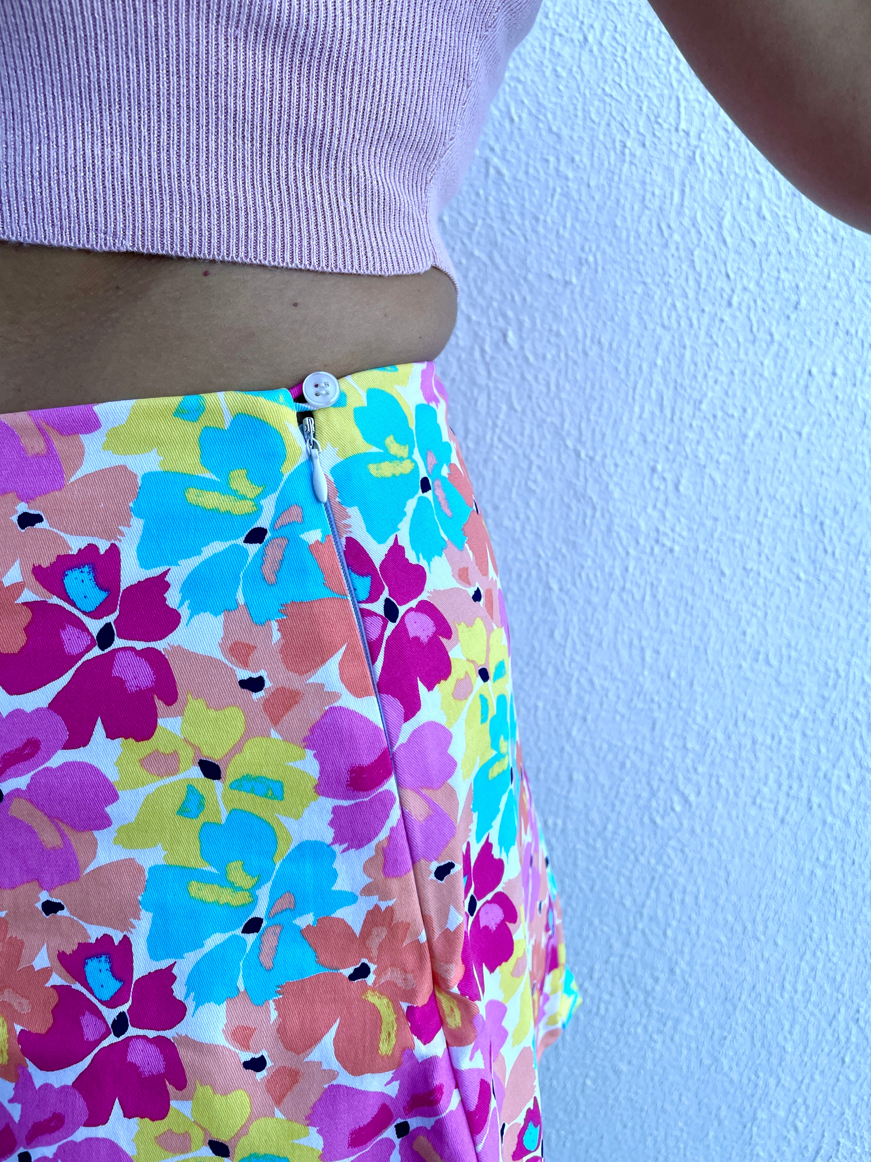 Floral Print High Rise Skorts image 2