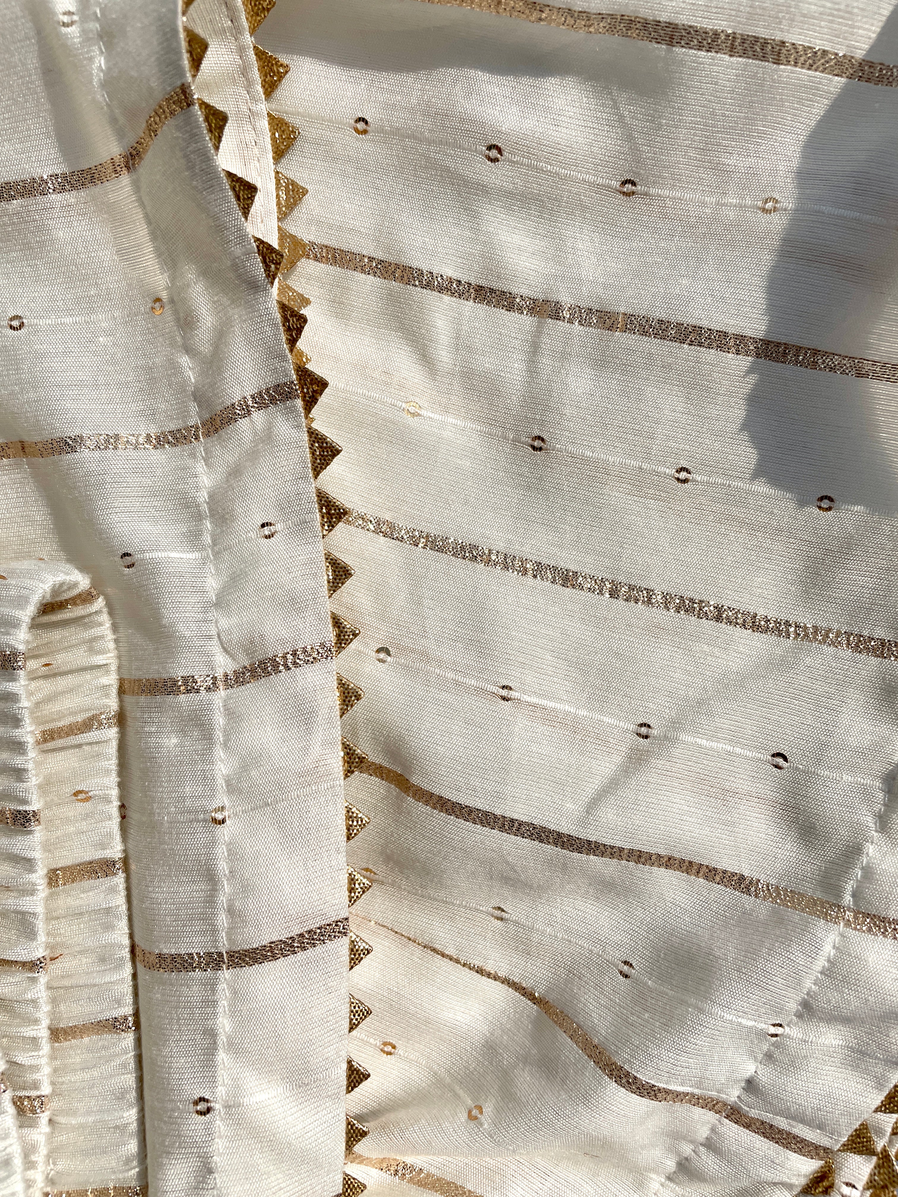 Green White Sharara Suit Set image 4