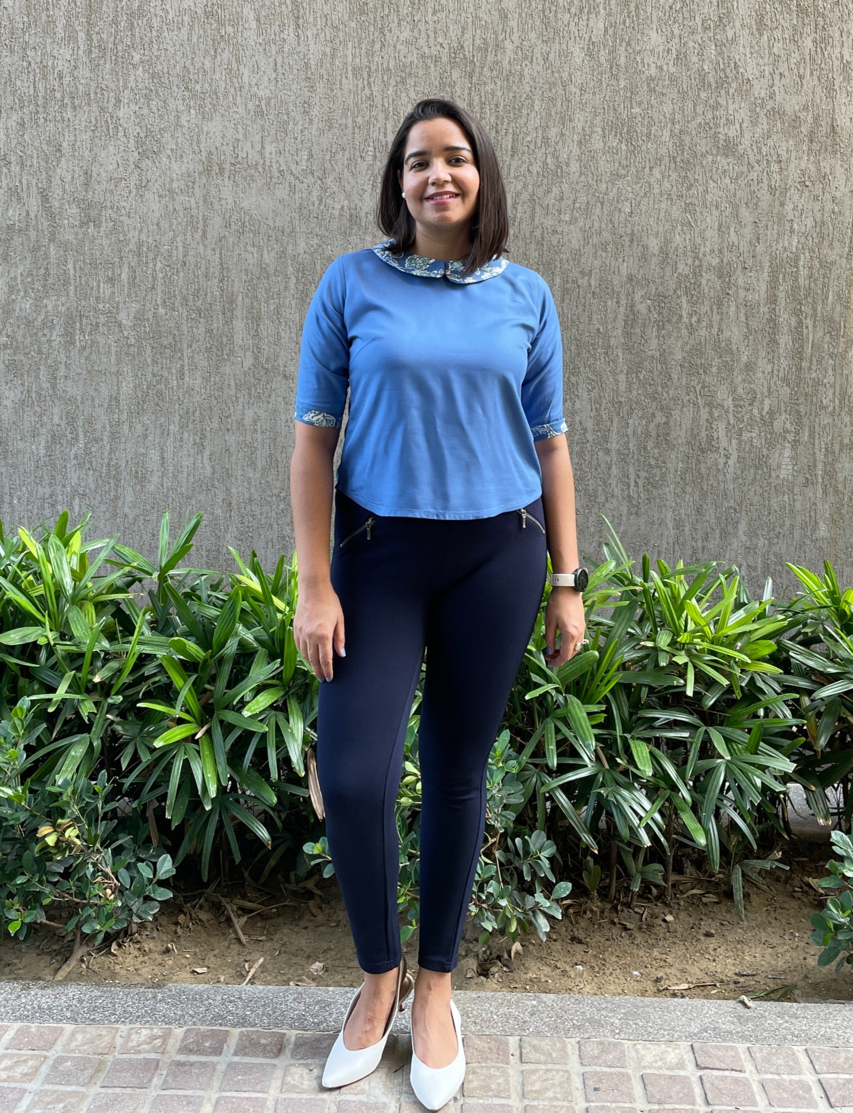 Peter Pan Collar Top image 1