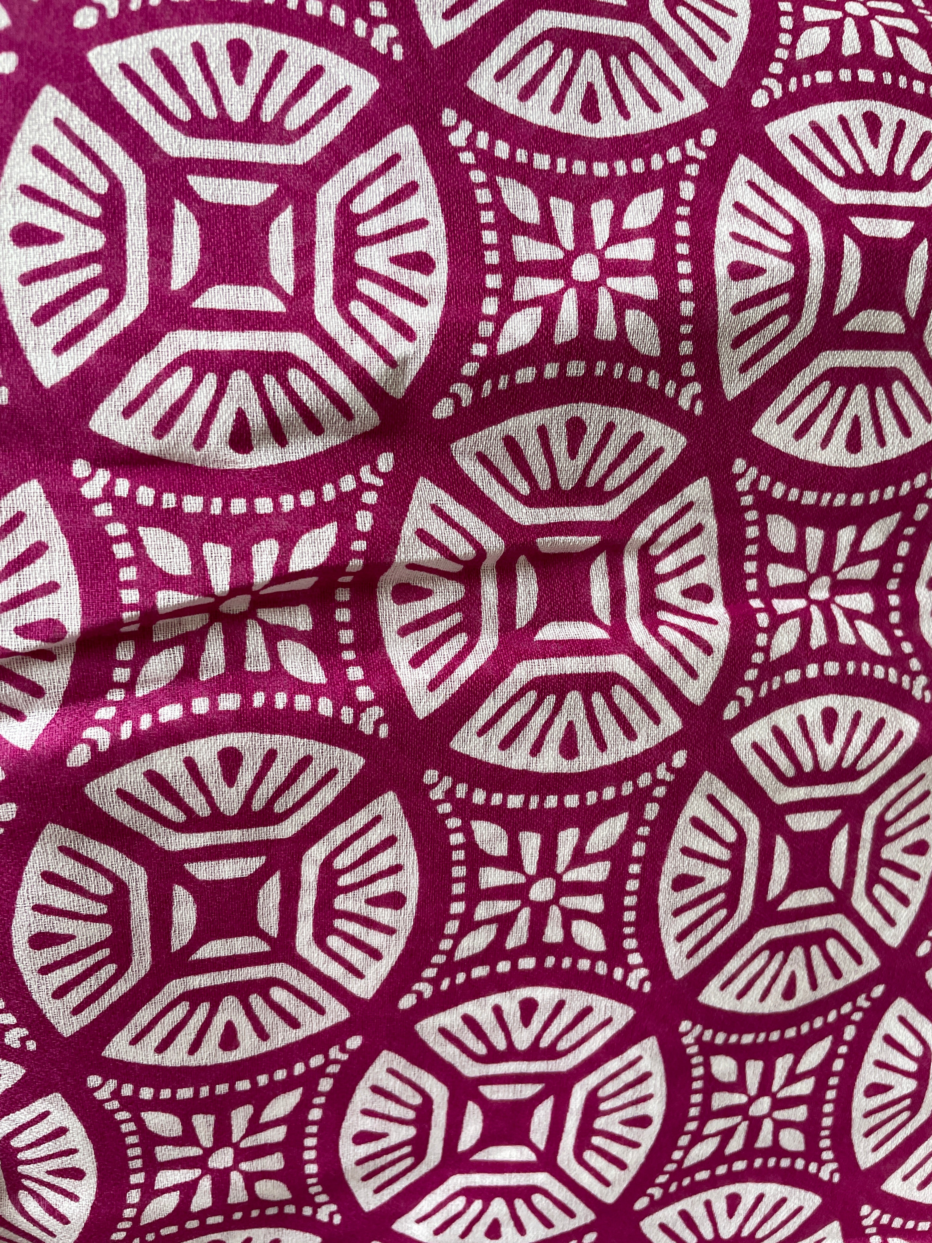 Purple Kaftan Kurta Set image 5