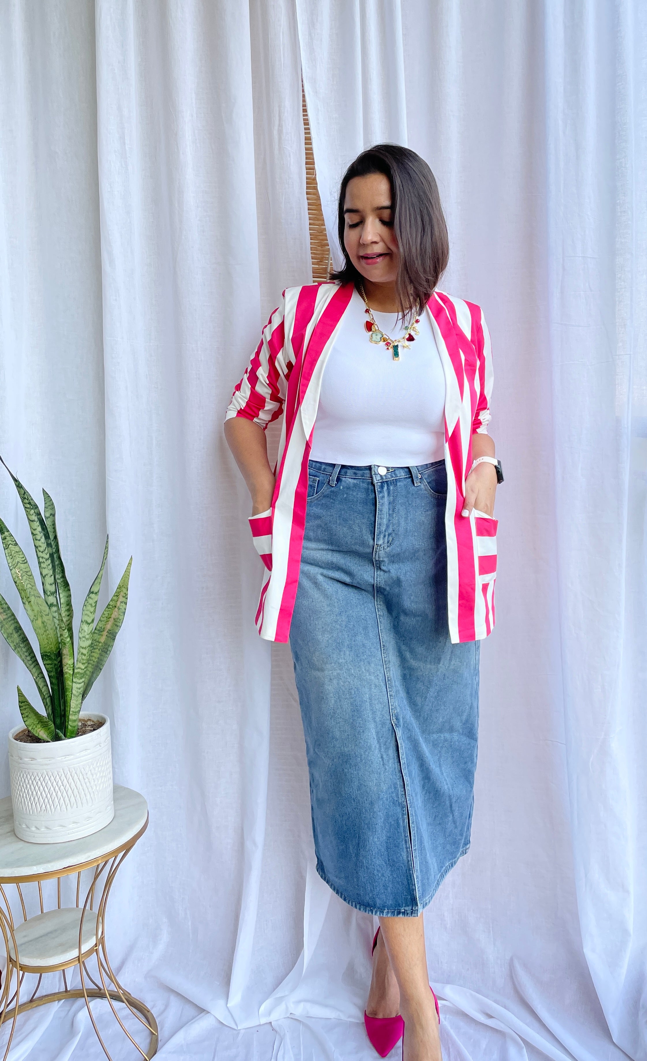 Pink Stripe Jacket image 4