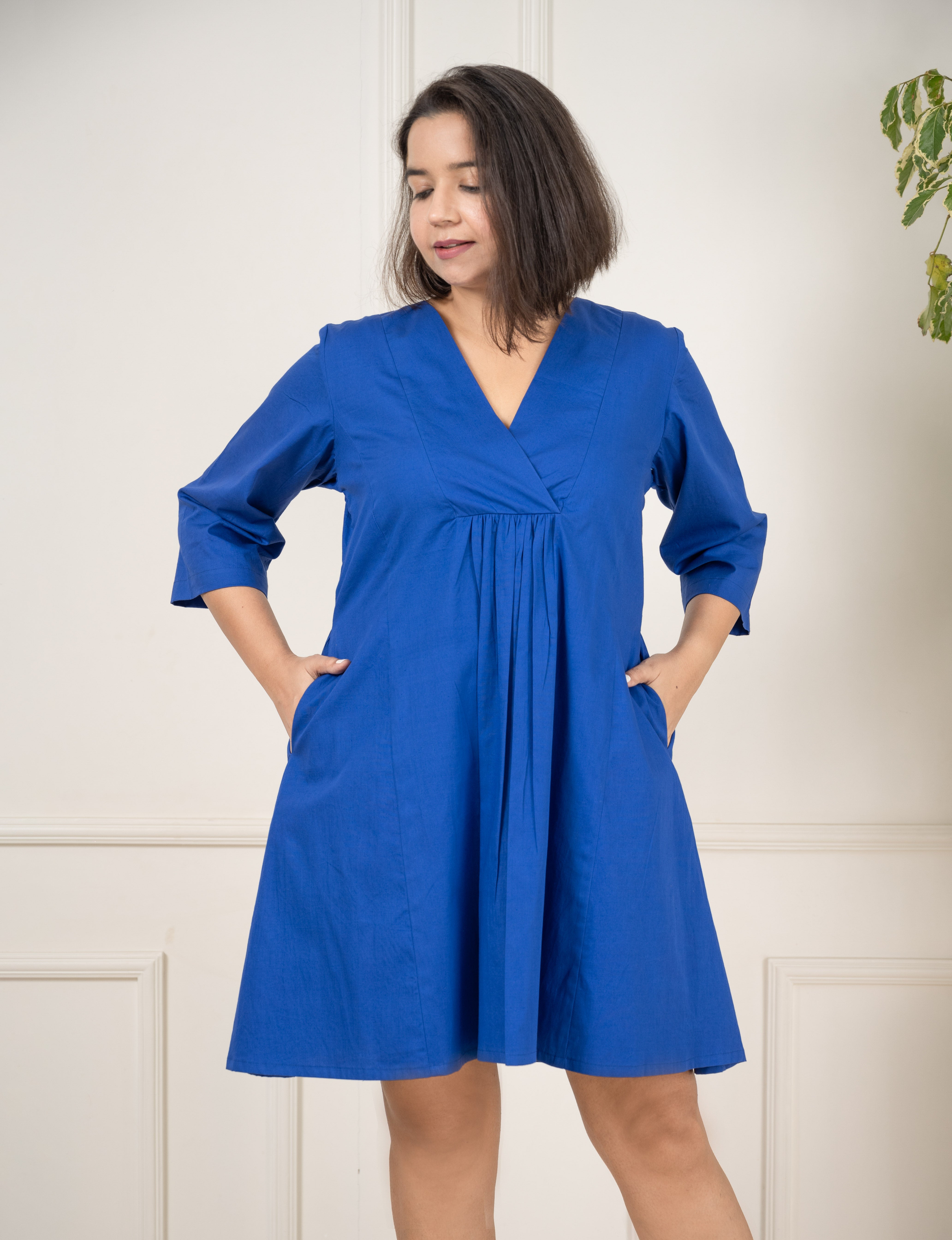 Blue A- Line Dress image 0