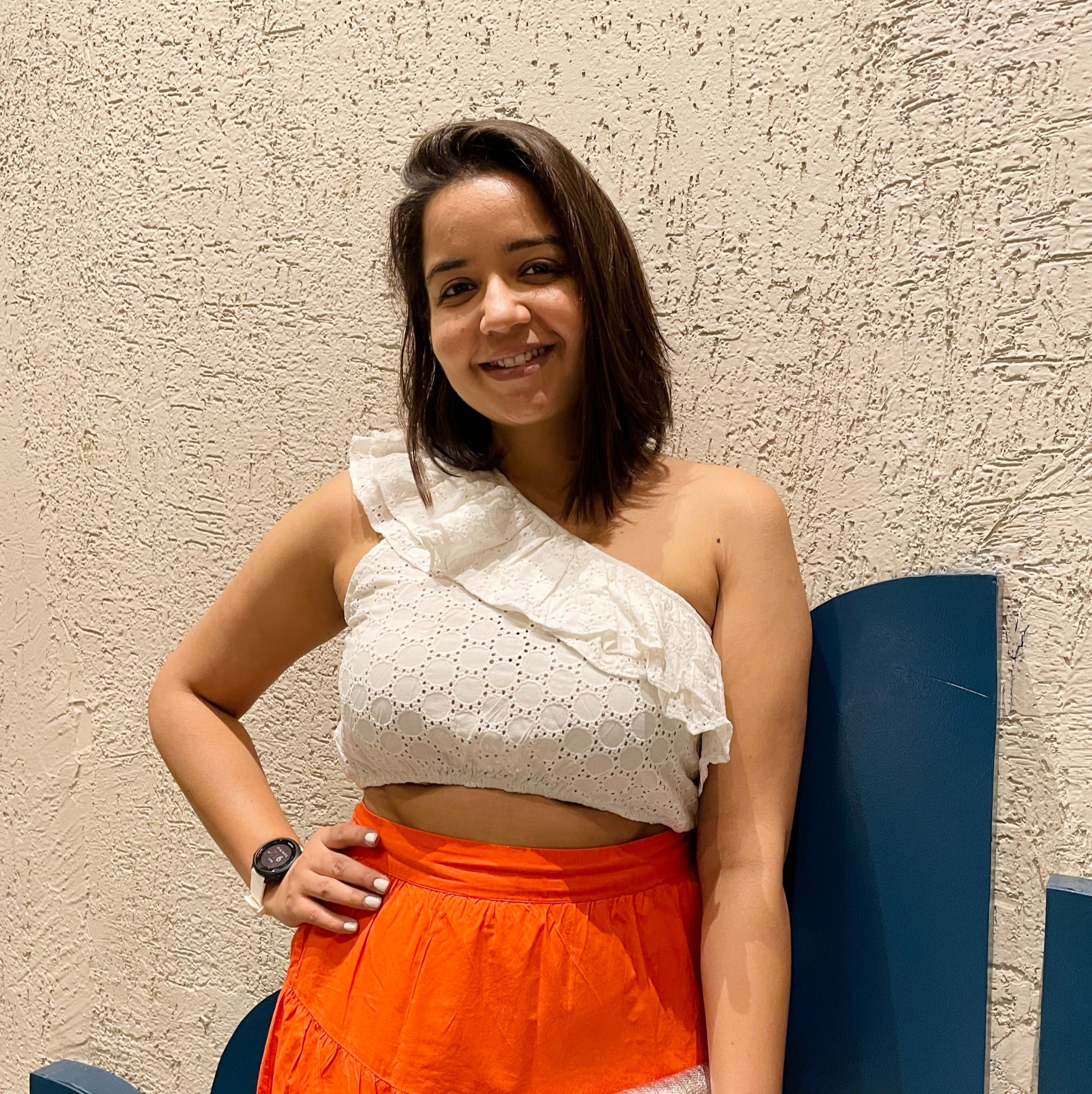 One Shoulder Frill Top image 2