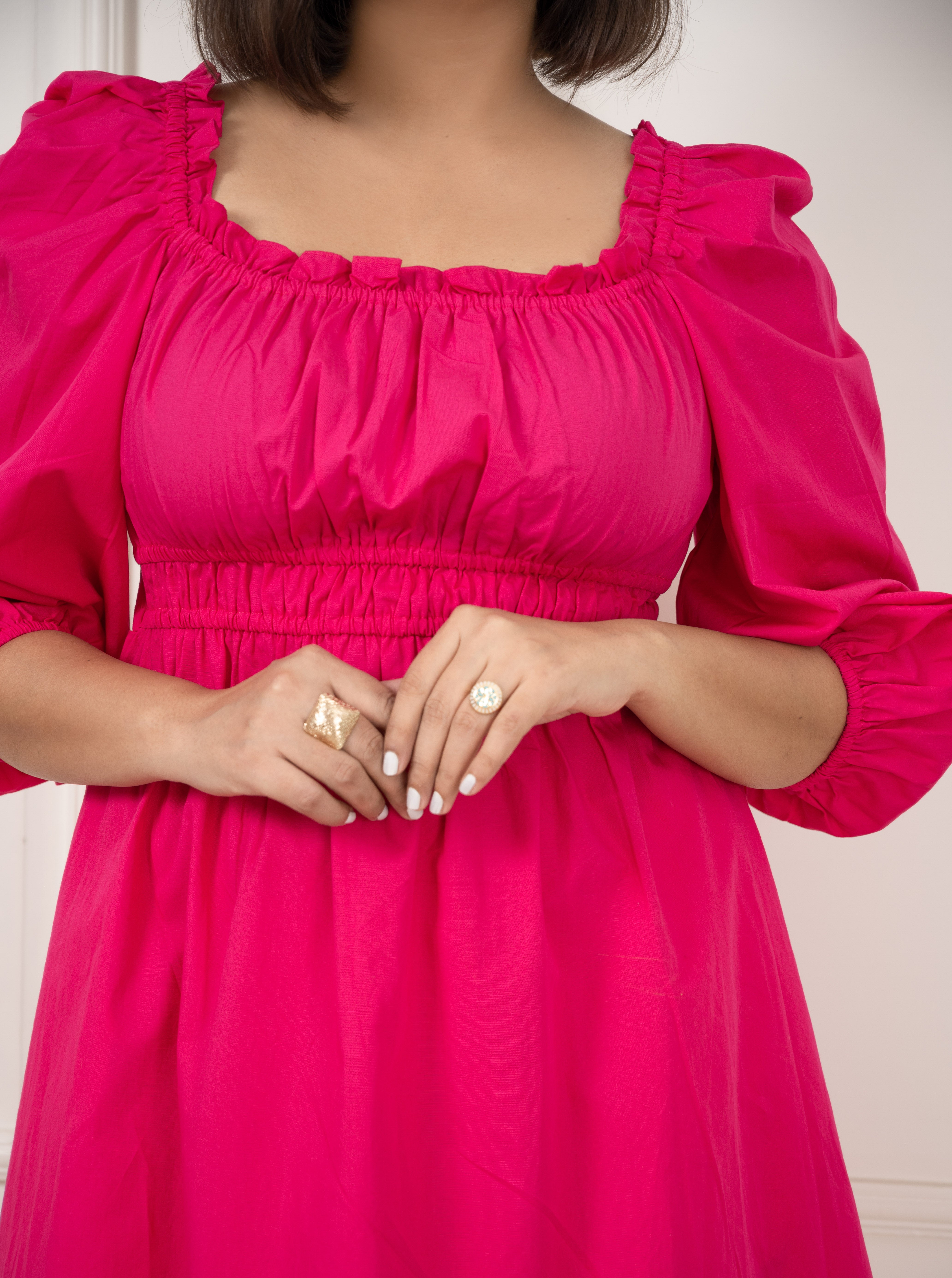 Pink Cinched Dress image 1