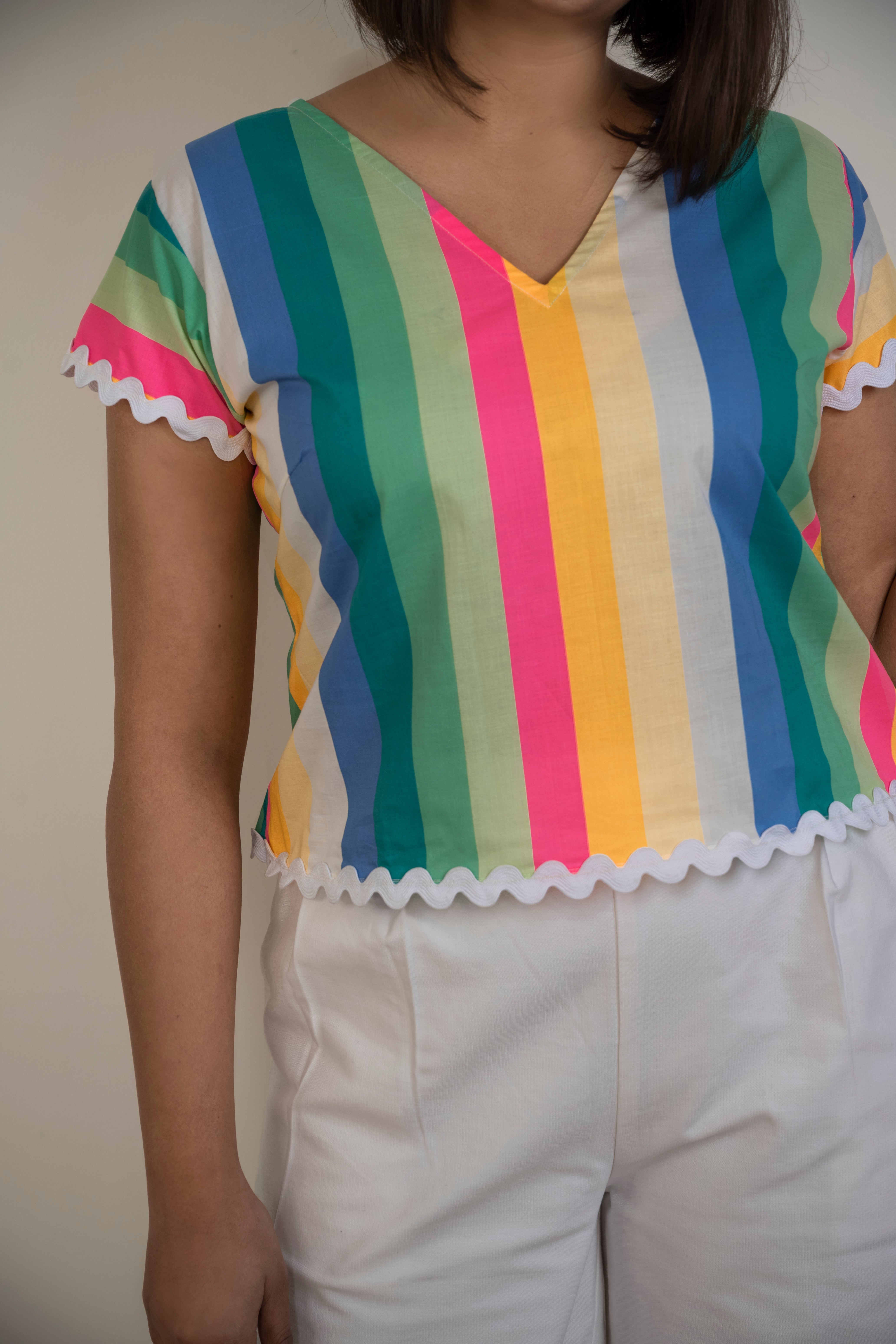 Rainbow Lace Top image 2