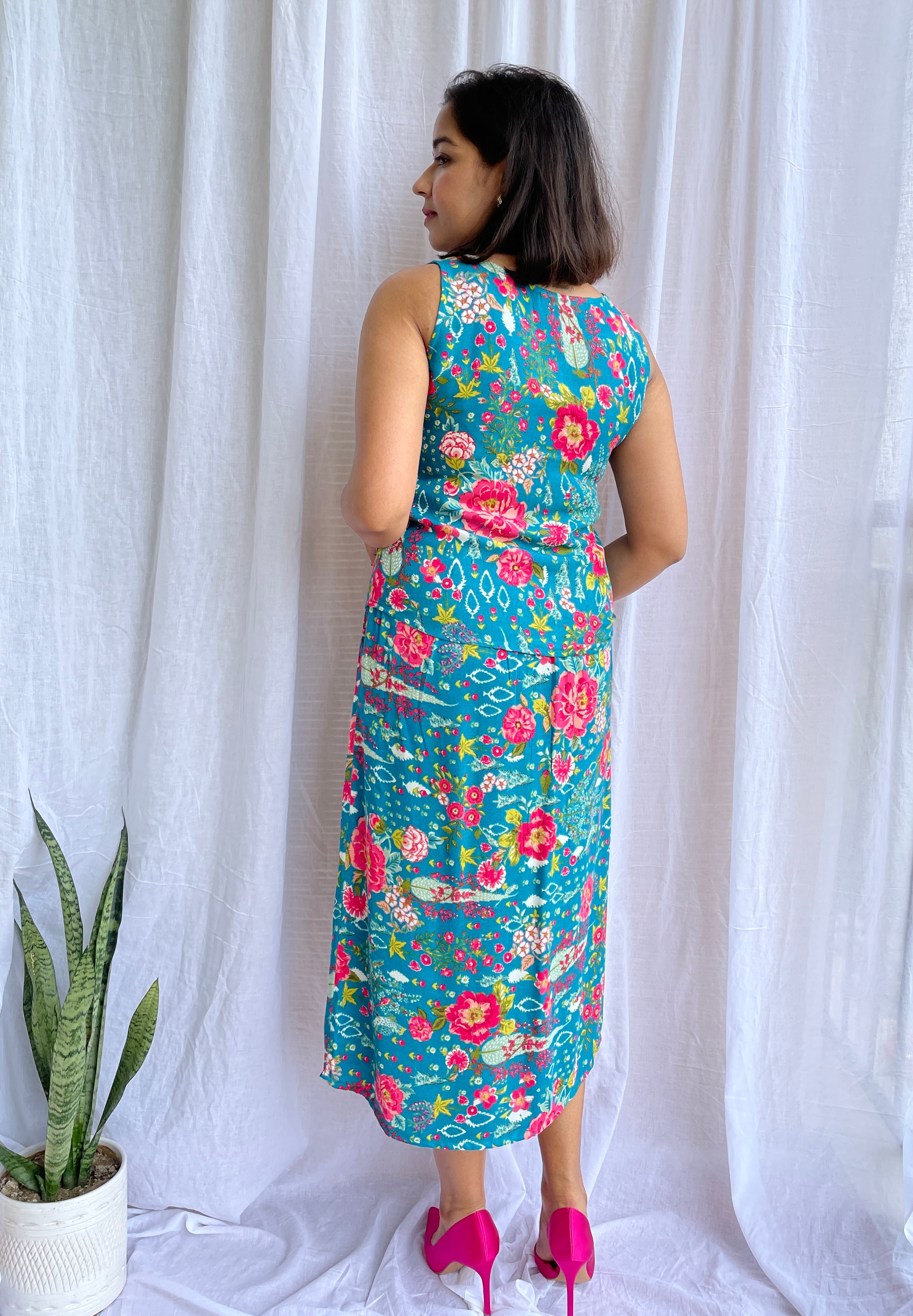 Green Floral Co-ord Set image 3