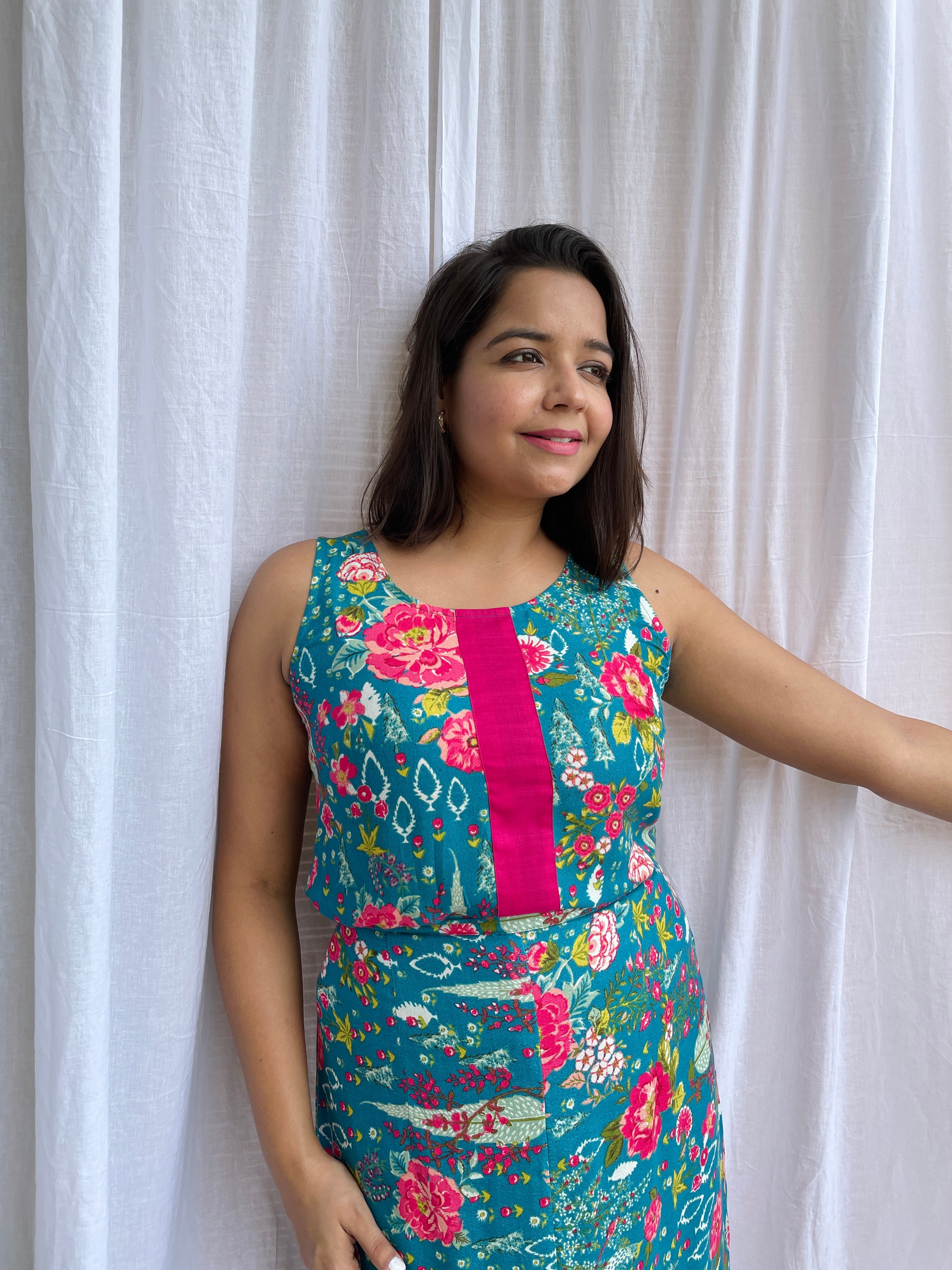 Green Floral Co-ord Set image 5