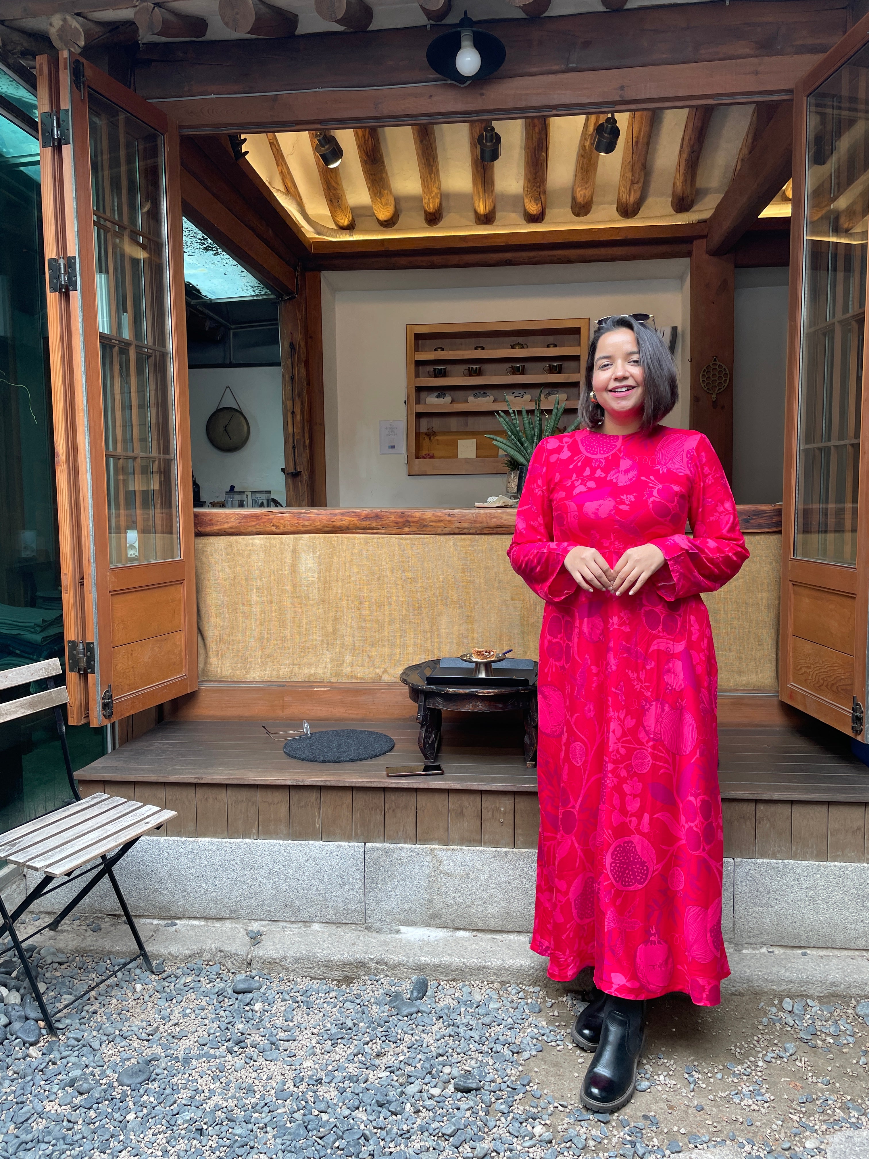 Pomegranate Maxi Dress image 0