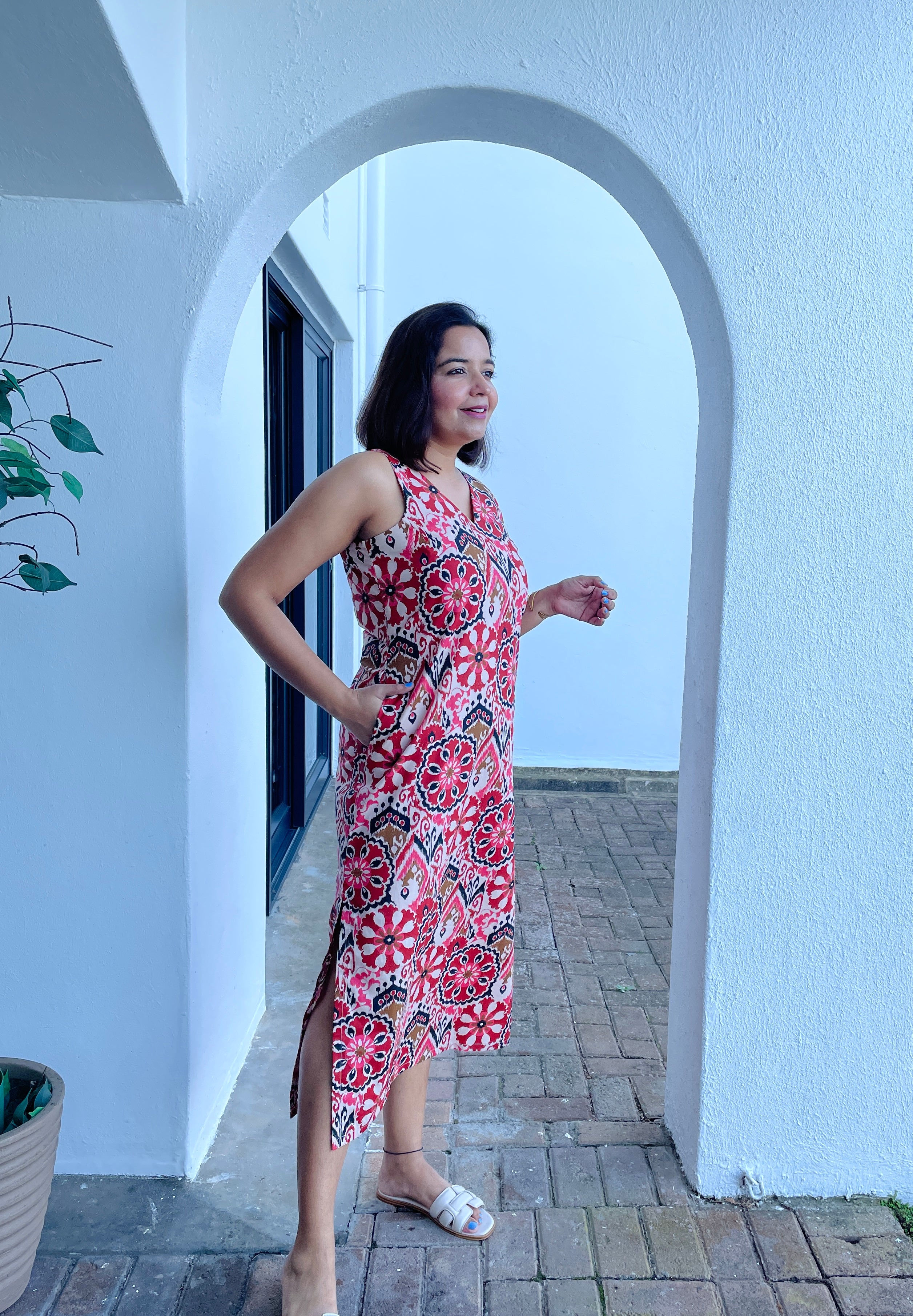 Ikat Midi Dress image 3