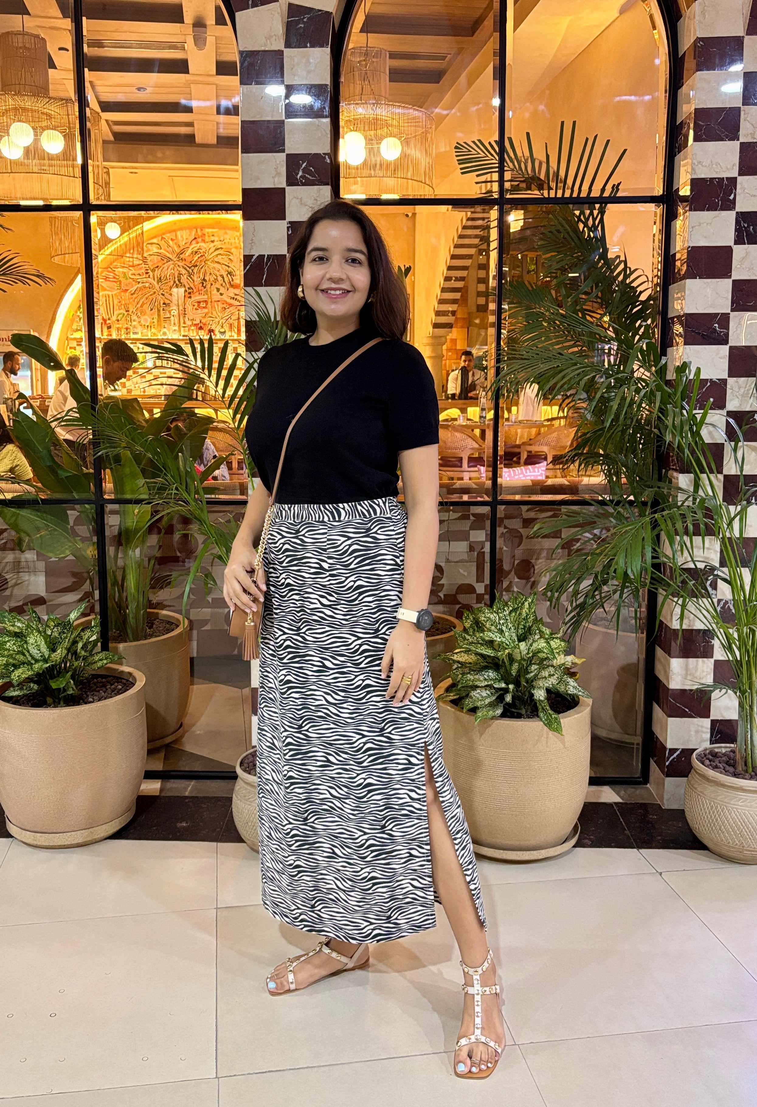 Zebra Long Skirt image 0