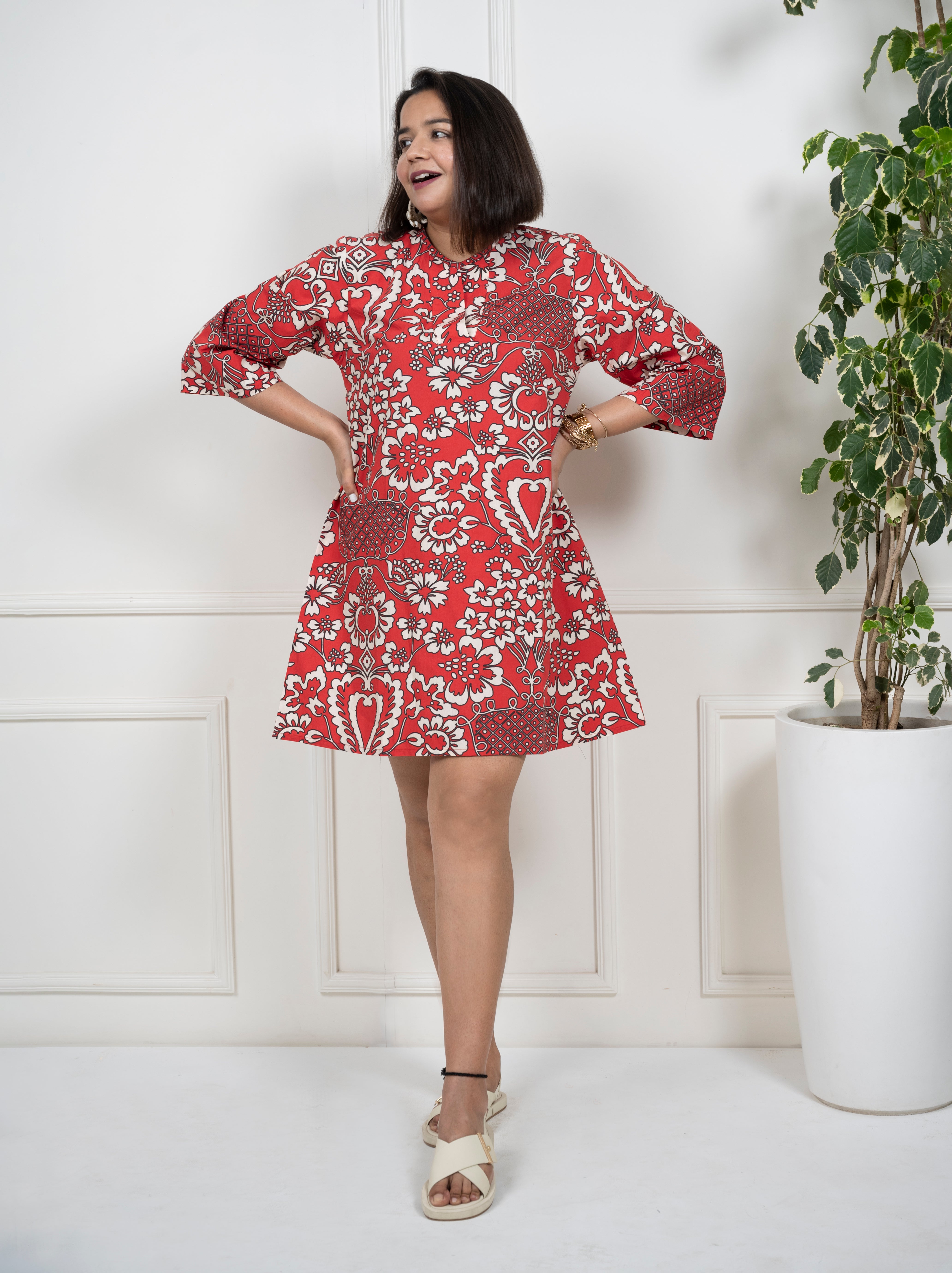 Turkish Red Anti Fit Dress image 0
