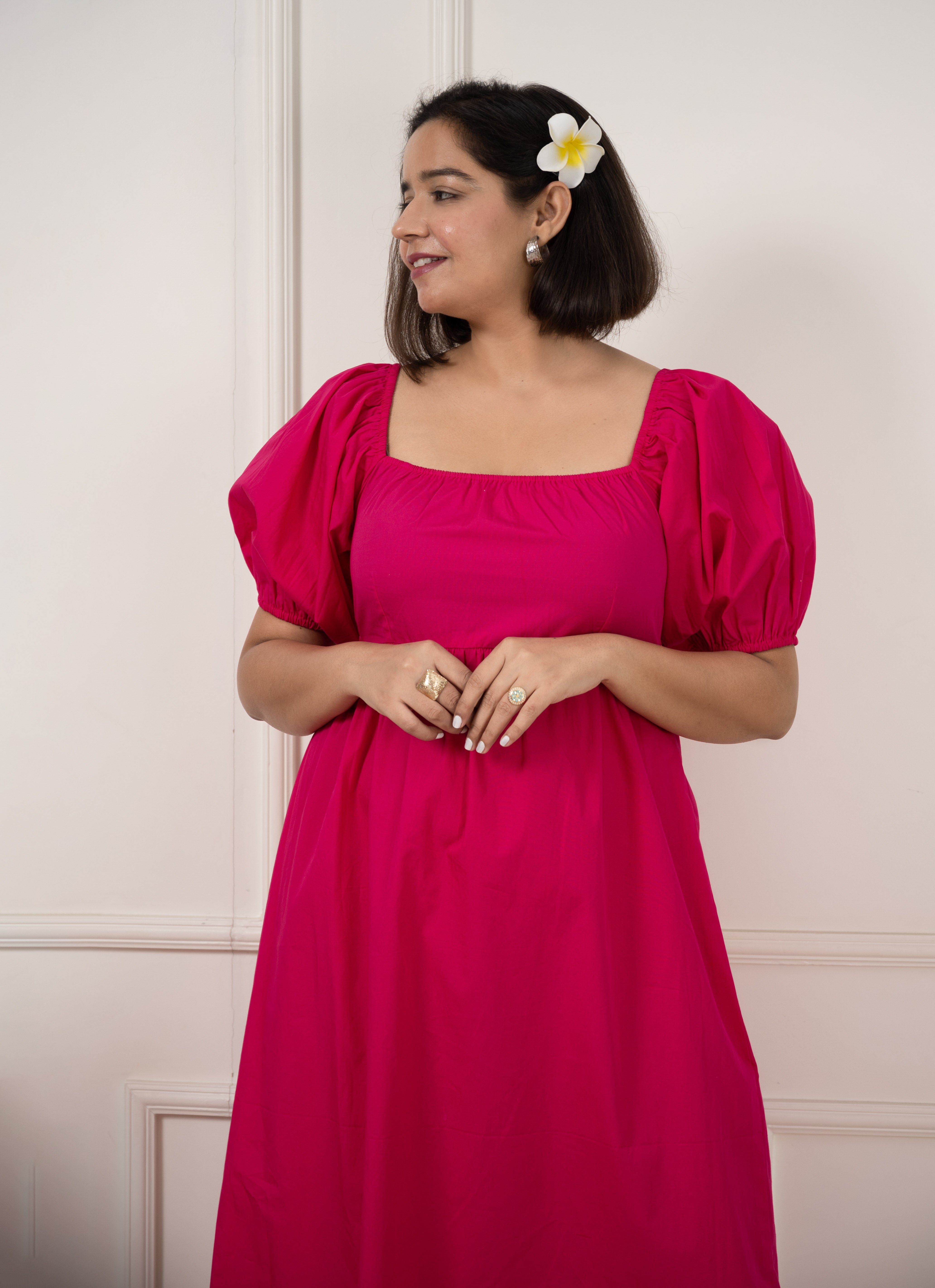 Pink Smocked Dress image 2