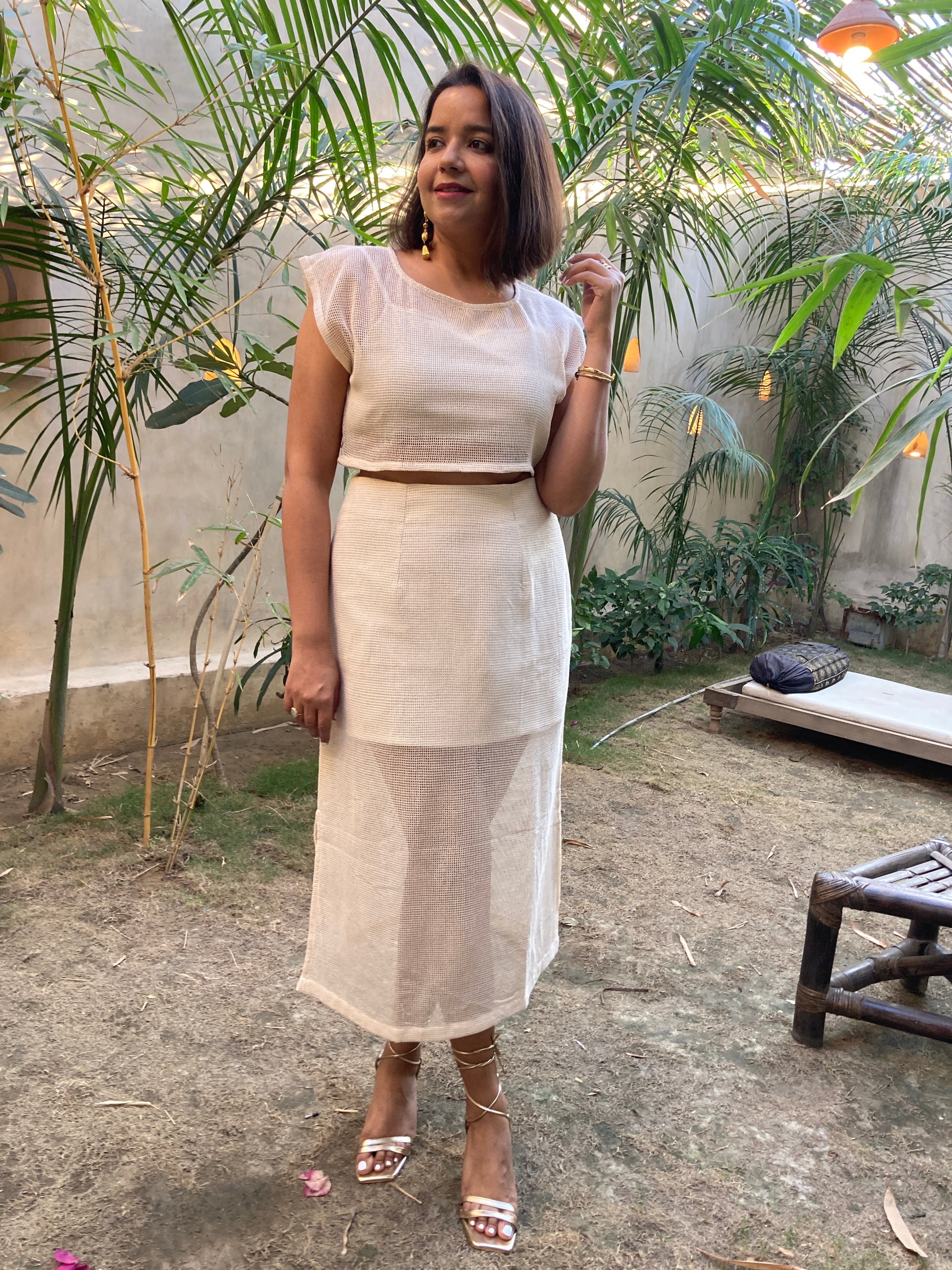 Organic Cotton Mesh Skirt image 3