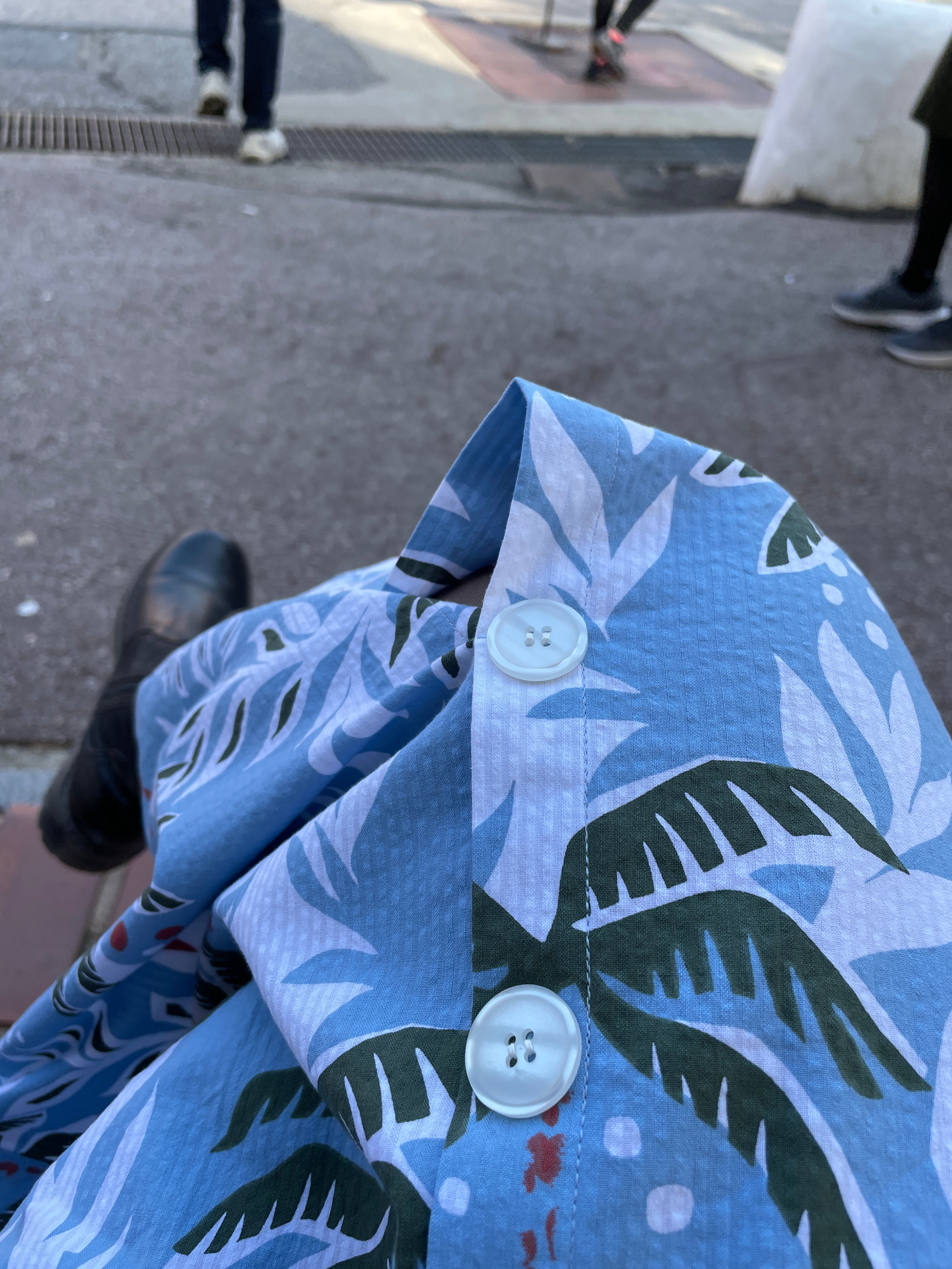 Blue Topical Printed Co-ord Set image 7