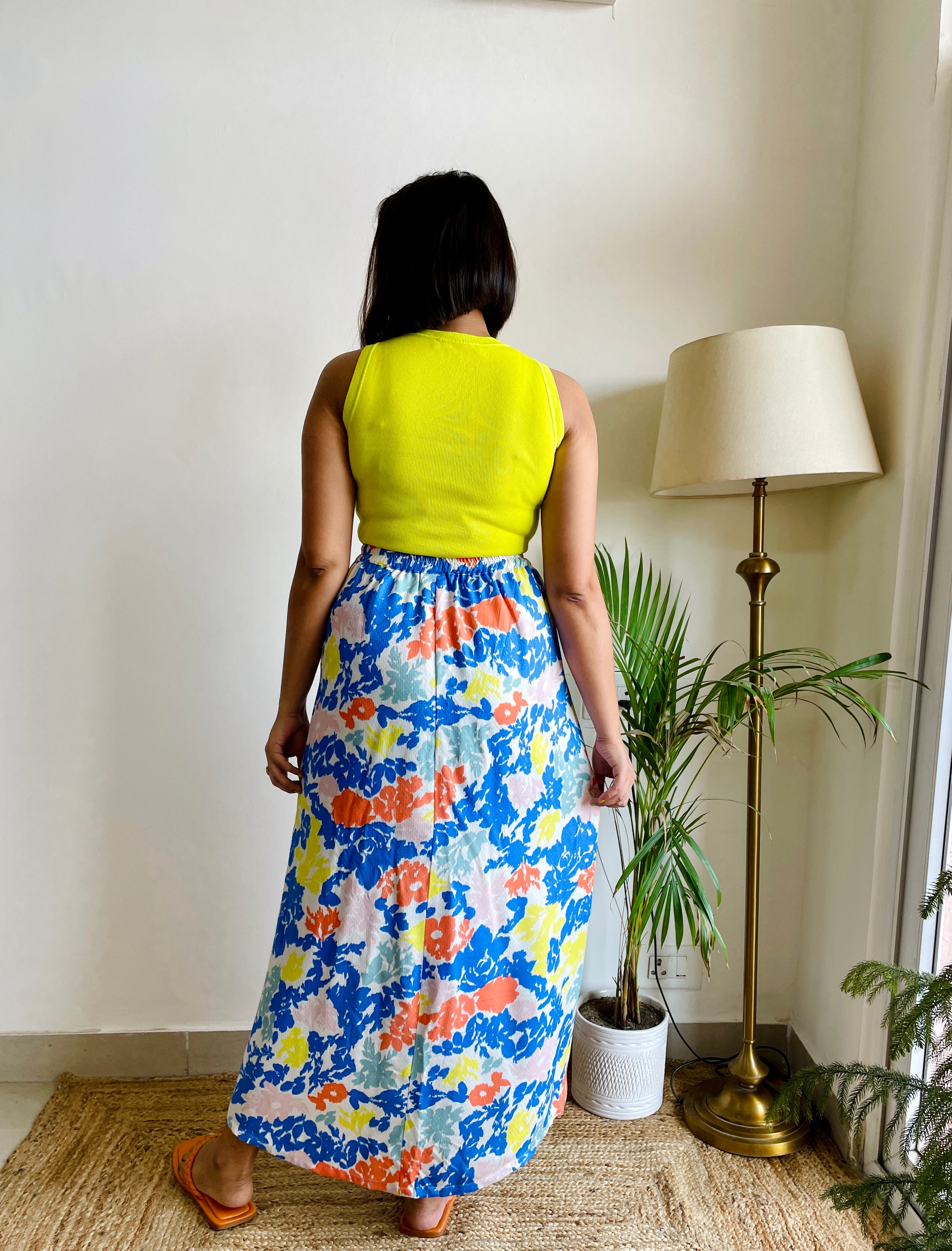 Multicolor Dhoti Skirt image 4