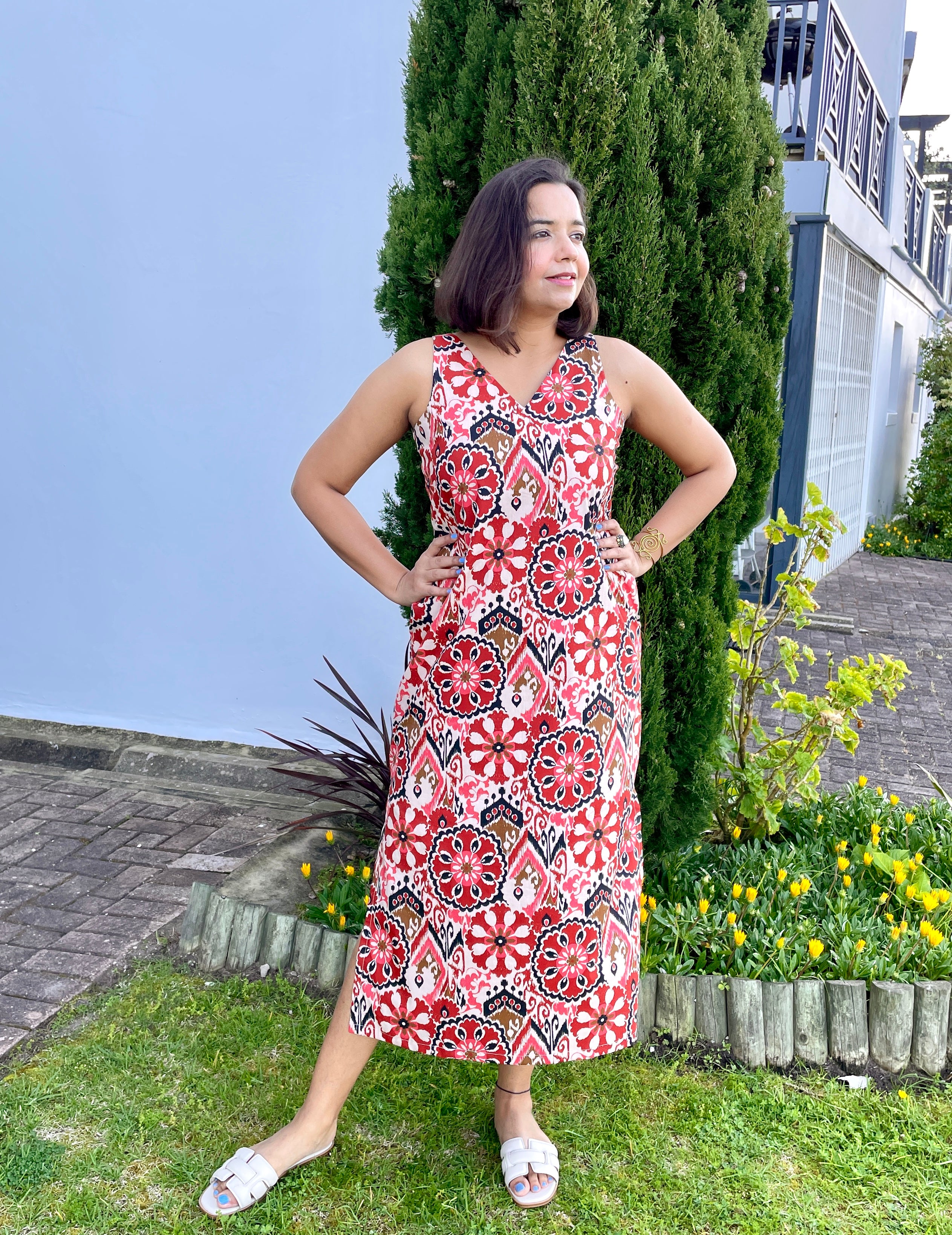 Ikat Midi Dress image 4