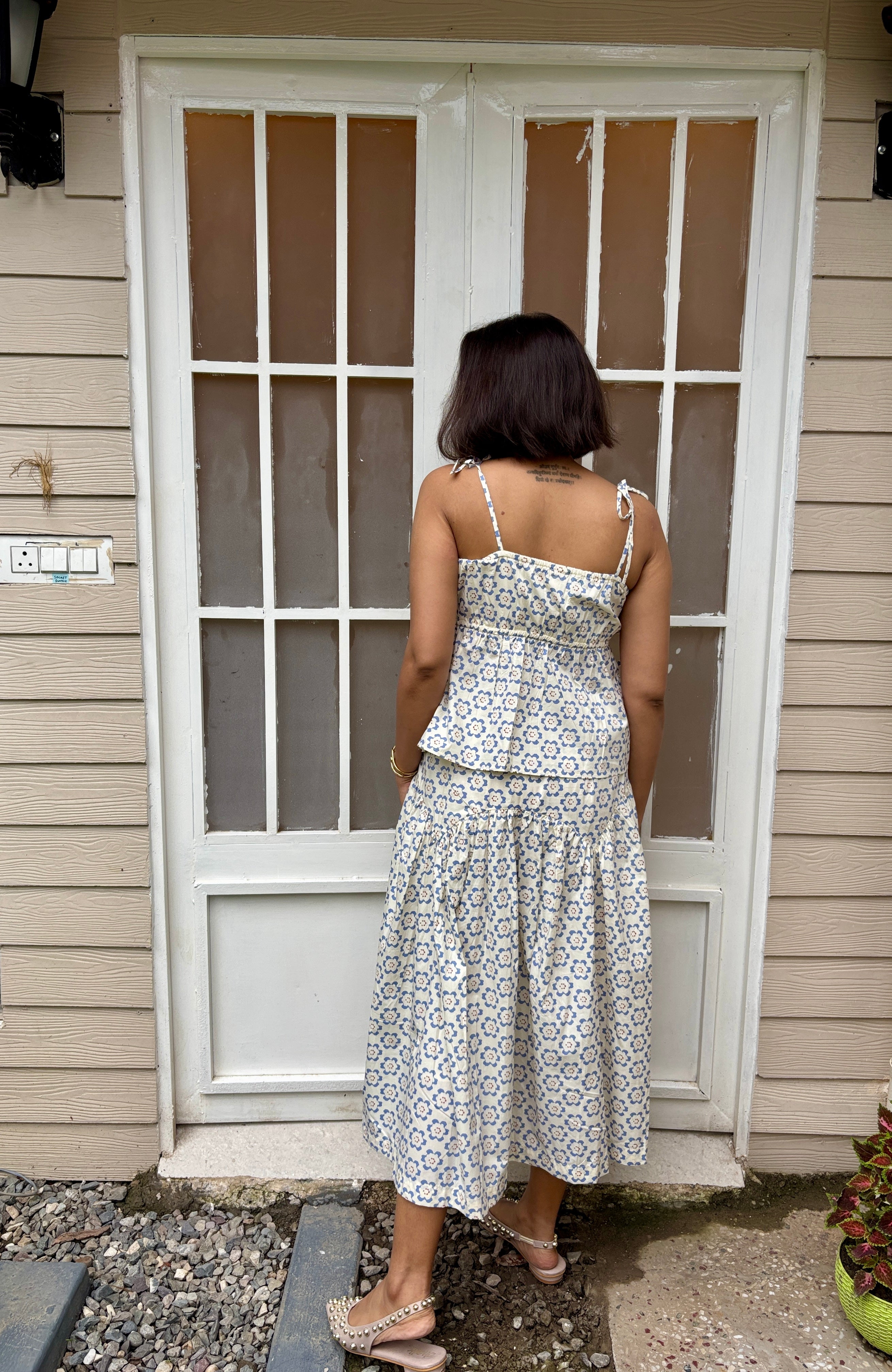 Bloom Garden Cotton Tie-Up Top image 2