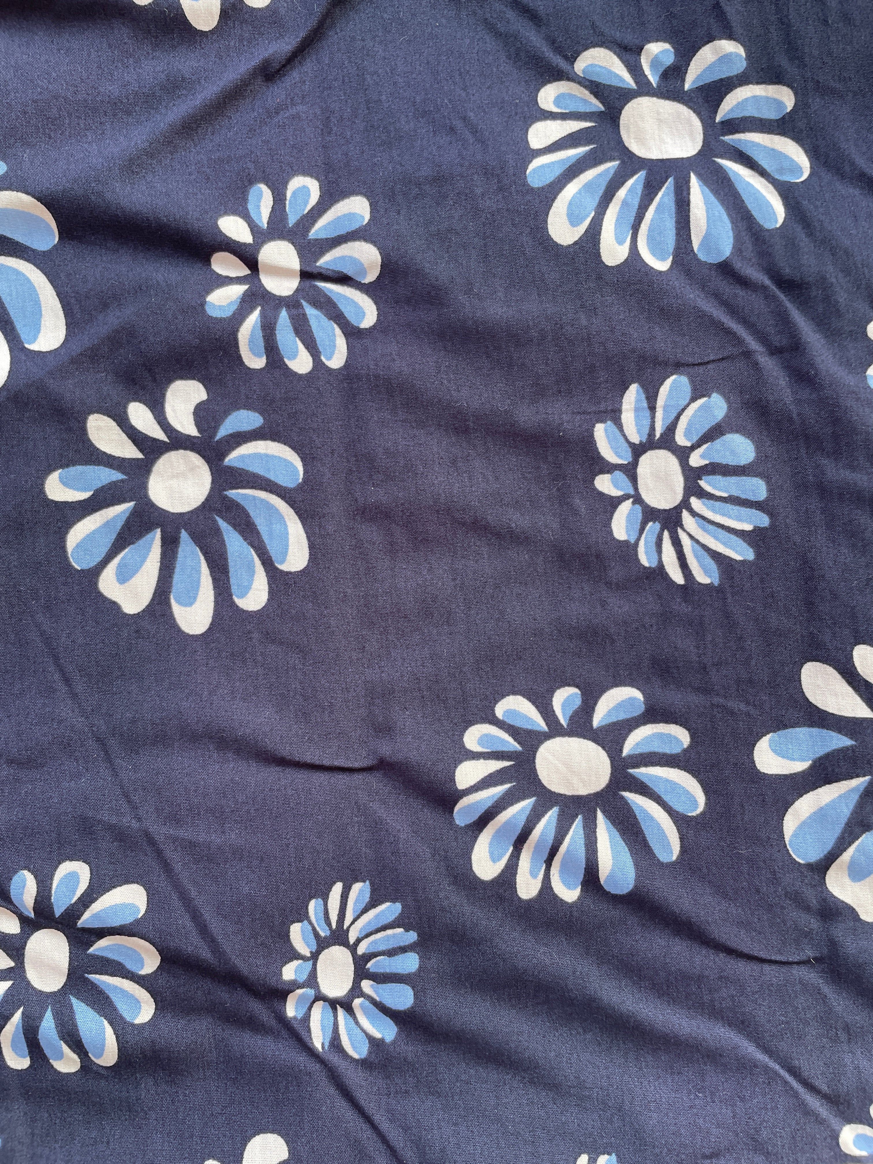 Navy Blue Floral Maxi Dress image 8