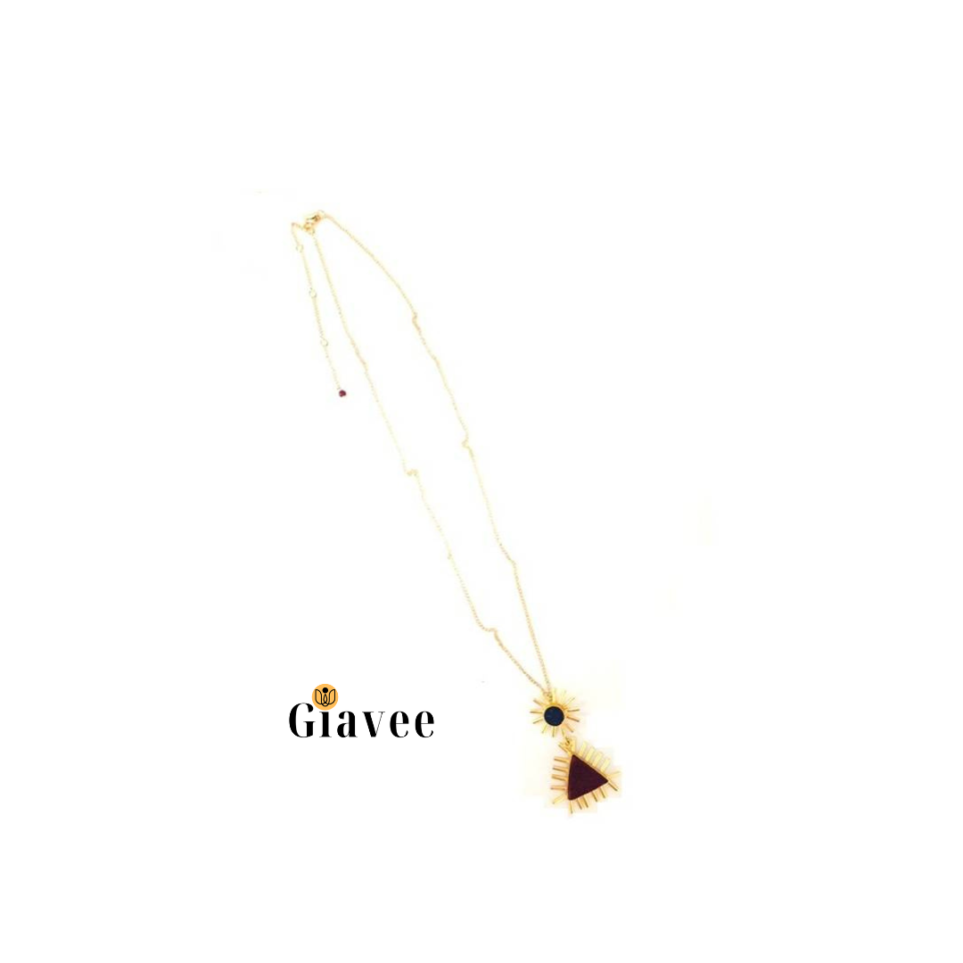 Natural Druzy Pendant Necklace image 2