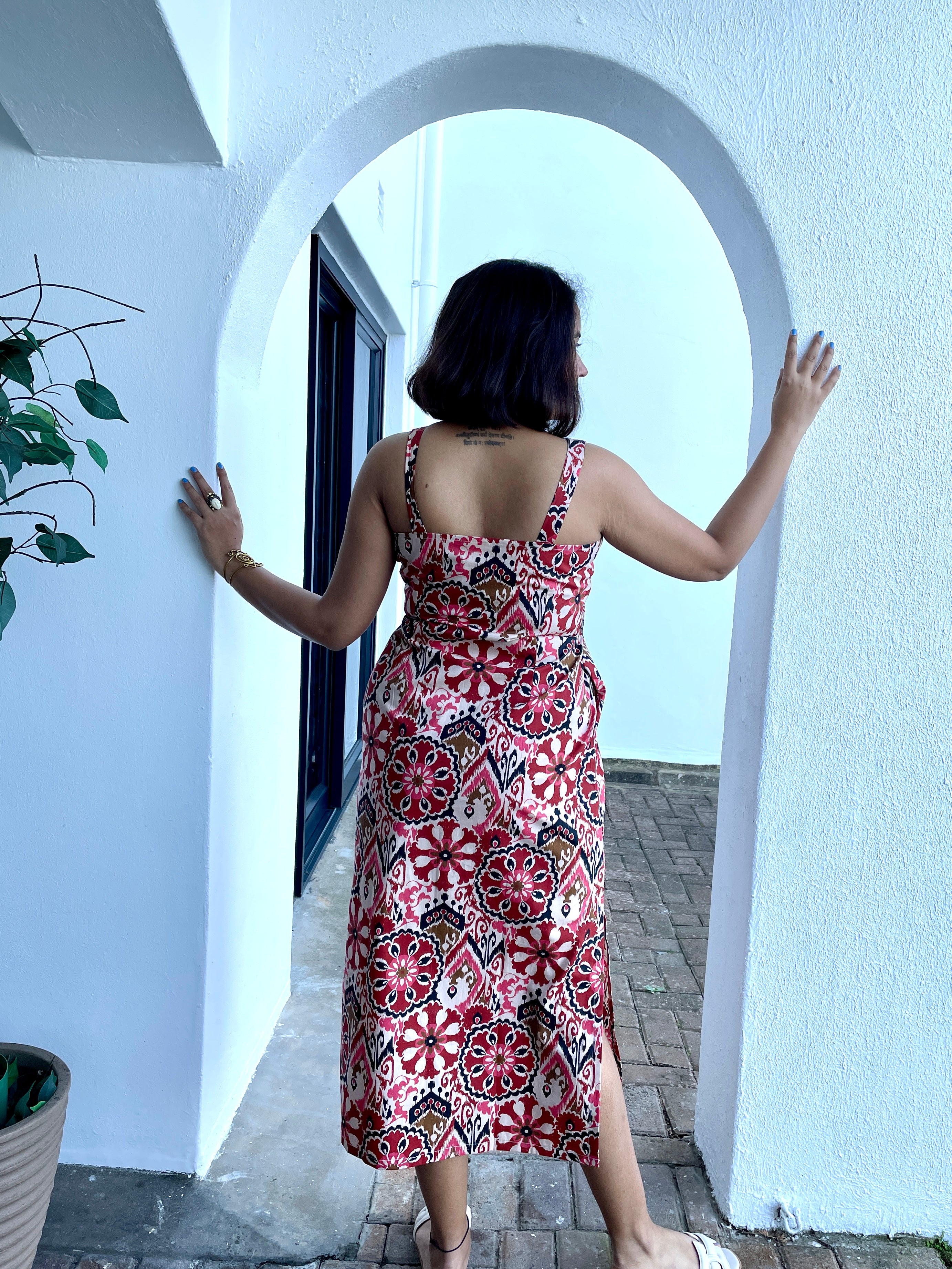 Ikat Midi Dress image 1